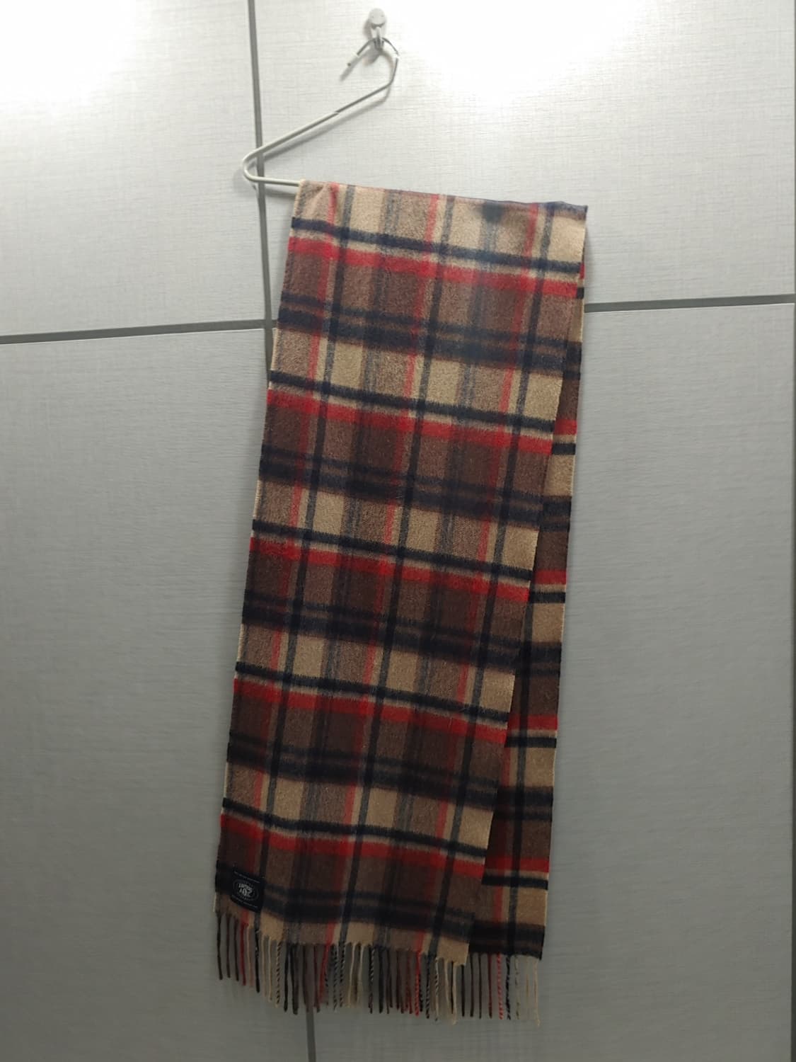 [OS] 베이프 CPO 러브제네레이션 체크무늬 머플러 상품이미지2