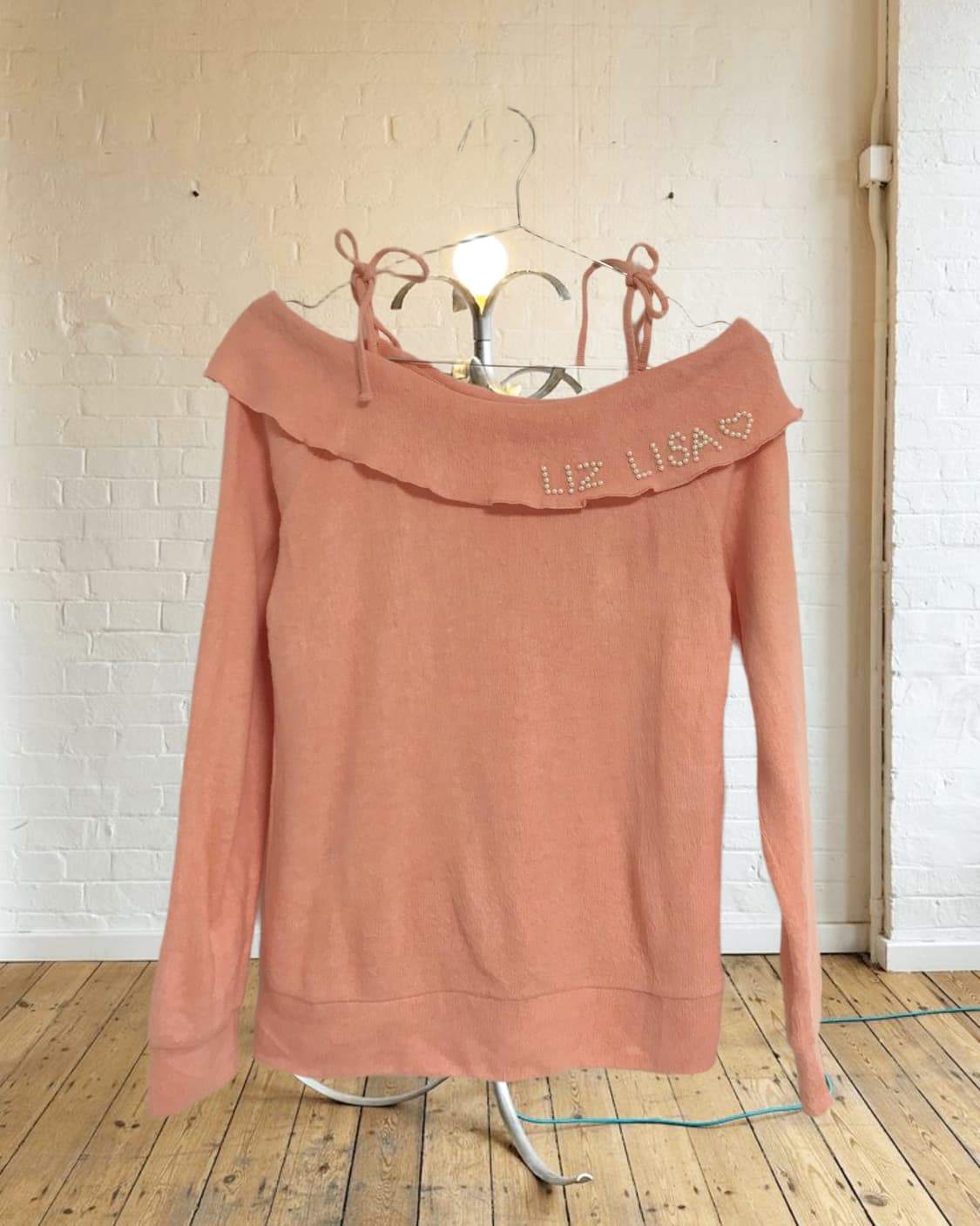 vintage Liz lisa off-shoulder knit 상품이미지6