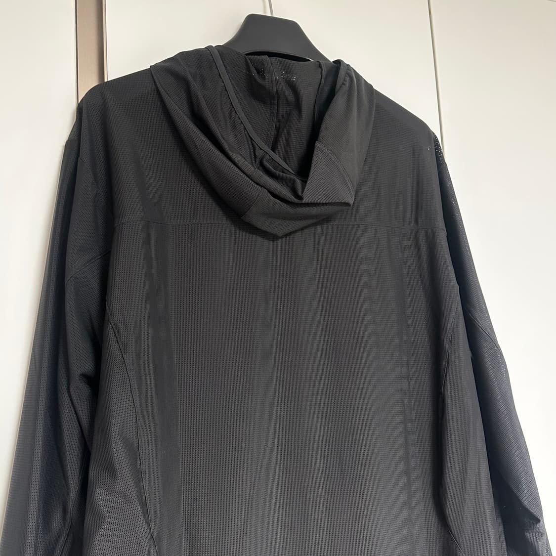 산산기어 지퍼 메쉬 자켓 블랙 - 24SS 4size 상품이미지7