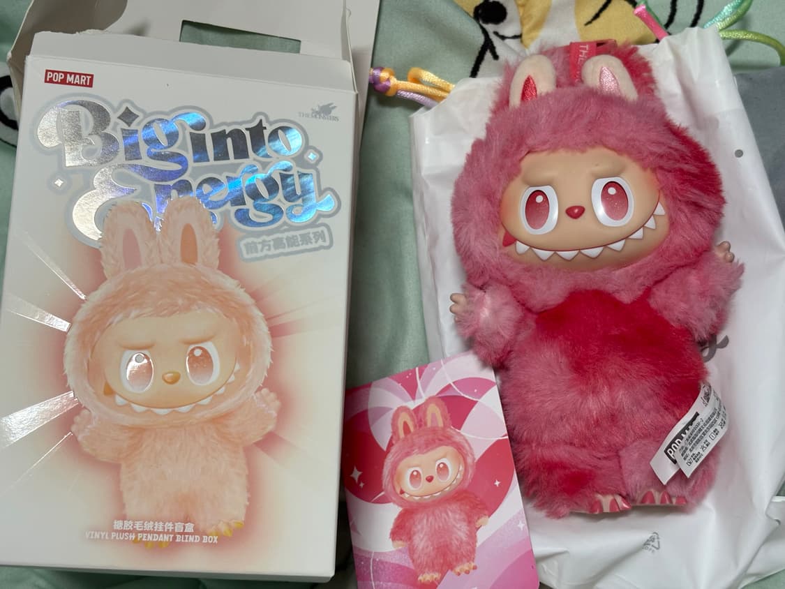 정품) 팝마트 라부부 하이라이트 사랑 인형 키링 상품이미지1