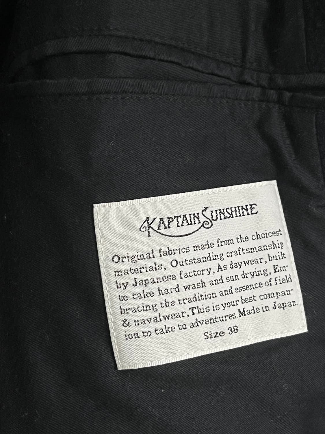 [38]캡틴선샤인 트레블러 코트 네이비 상품이미지3