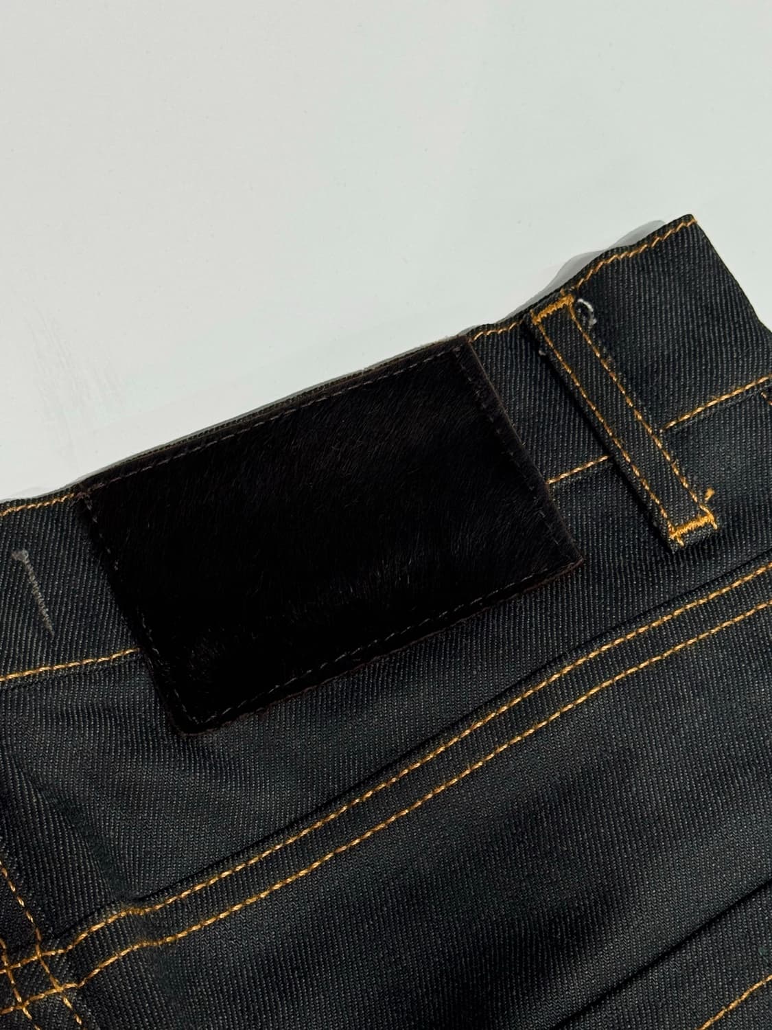 ZARA 자라 송치패치 코팅진 팬츠 상품이미지5