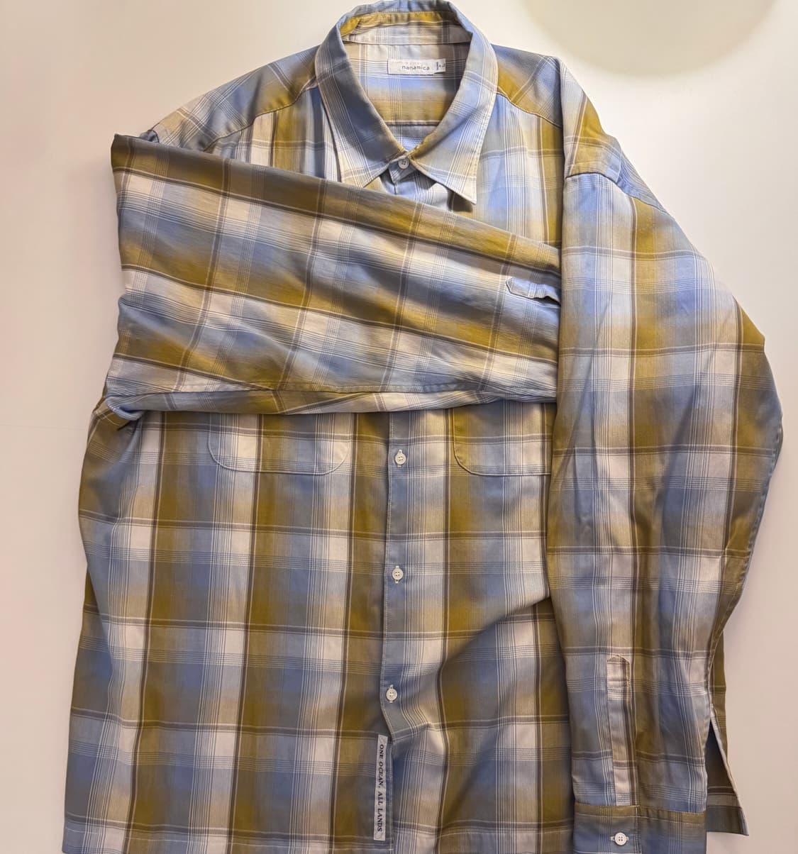 나나미카 레귤러 피케 셔츠 NANAMICA REGULAR COLLAR 상품이미지4