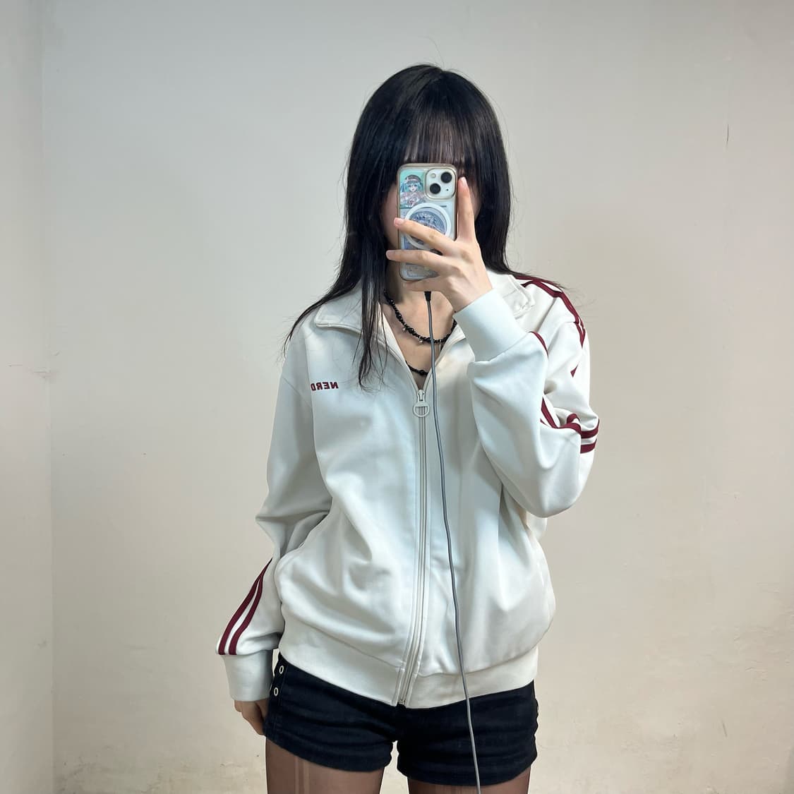 NERDY white red jersey 상품이미지1