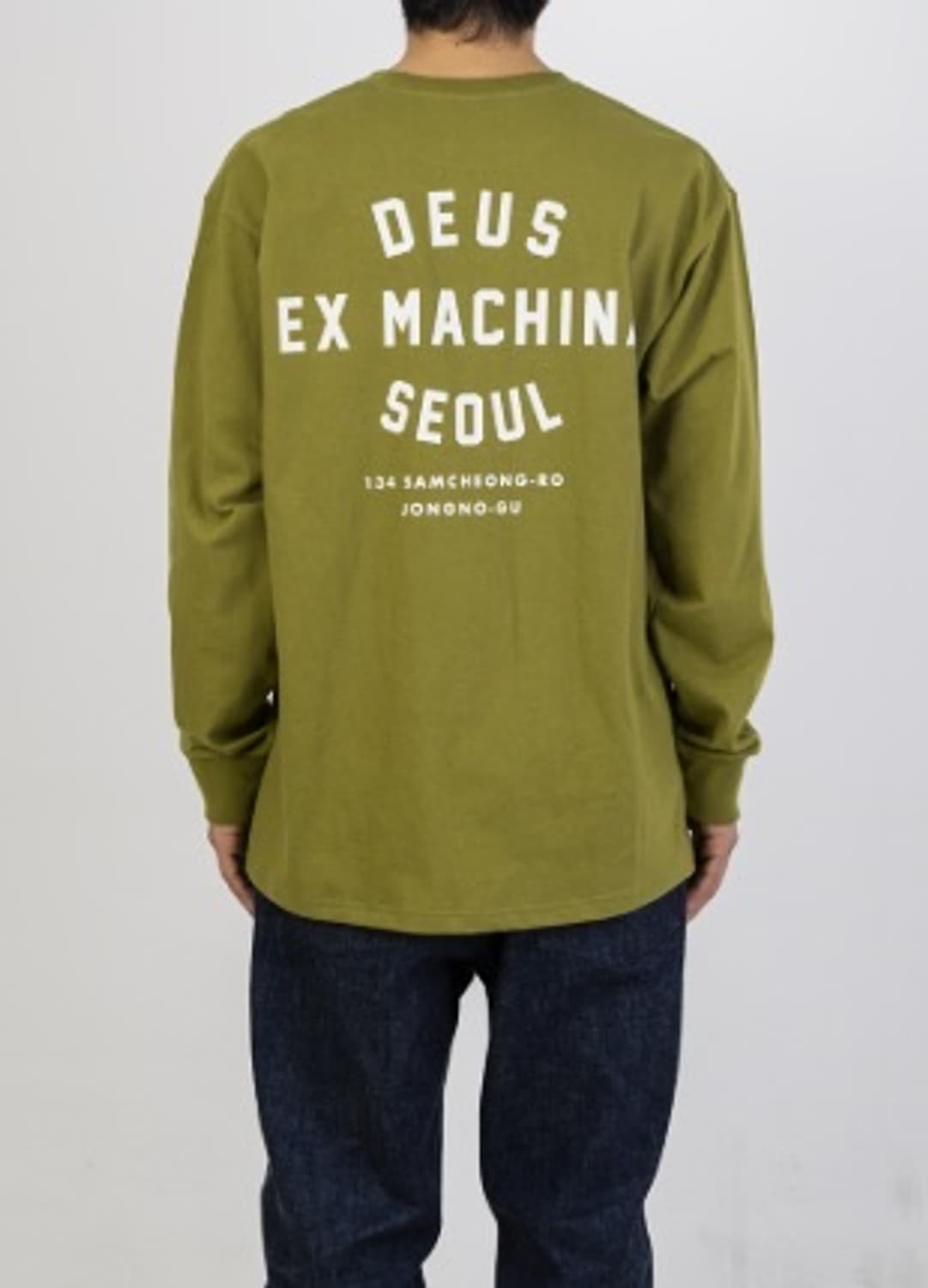 데우스 SAMCHEONG L/S TEE-ROVER GREEN 맨투맨 상품이미지1