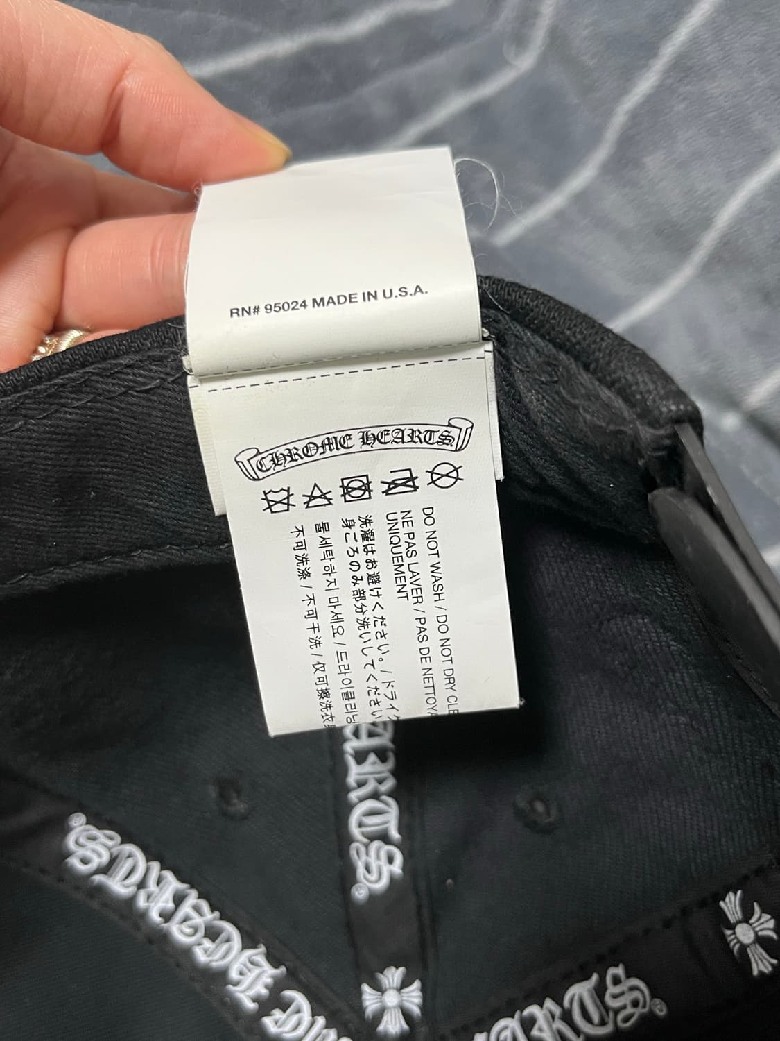 (정품) 크롬하츠 바인대거 자수 모자 스냅백 베이스볼 캡 상품이미지8