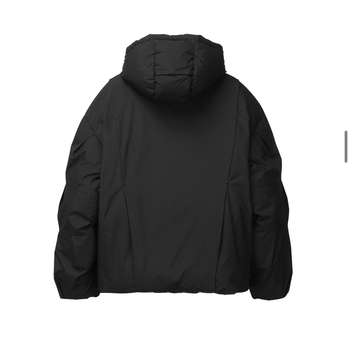 [L] 일꼬르소 IL CORSO 플리츠 볼륨 후드 구스다운 점퍼 상품이미지8