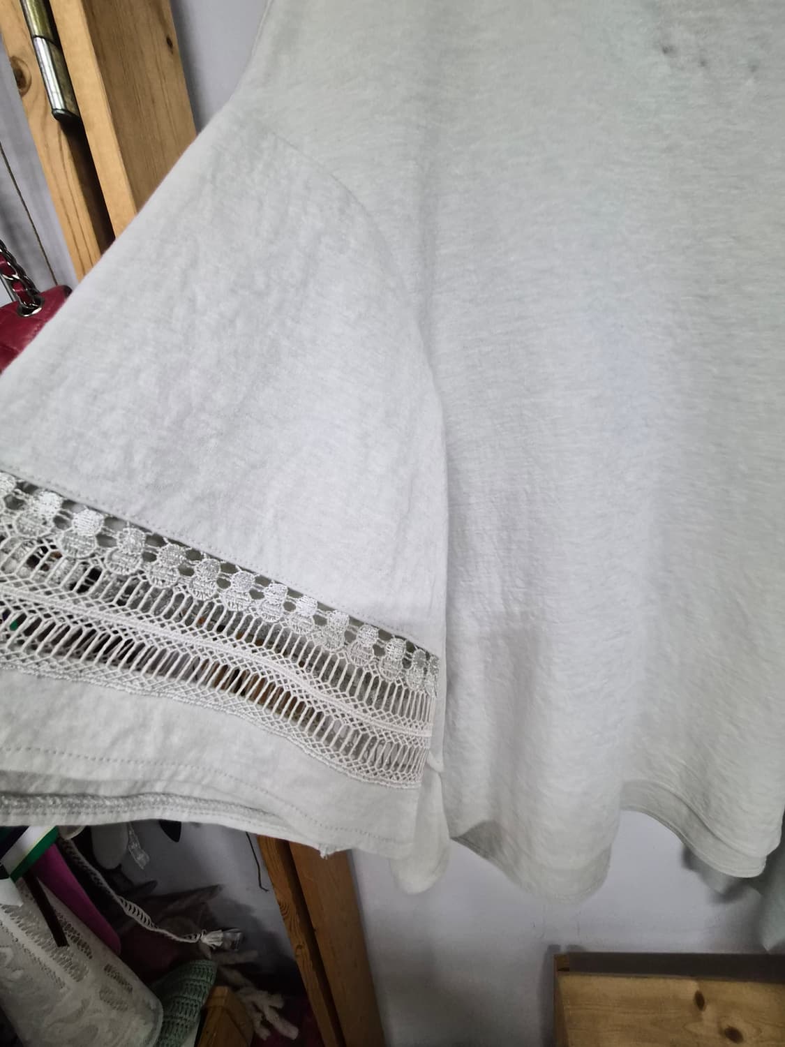 주크 민트 엣지 레이스티. 샤틴 밀크민트 와이드팬츠 상품이미지3