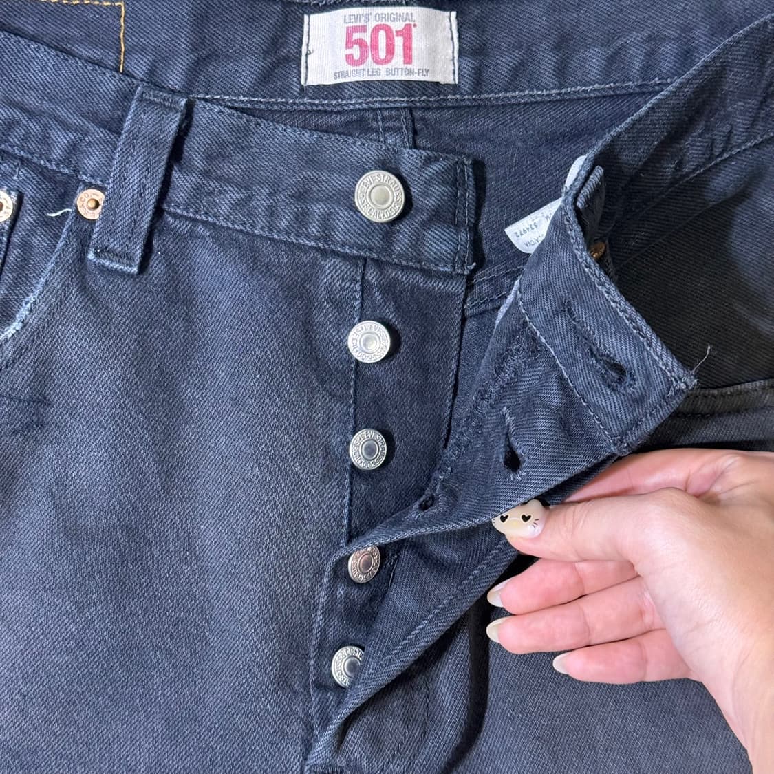 빈티지 리바이스 501 블랙  (33/kold_7974)  상품이미지3