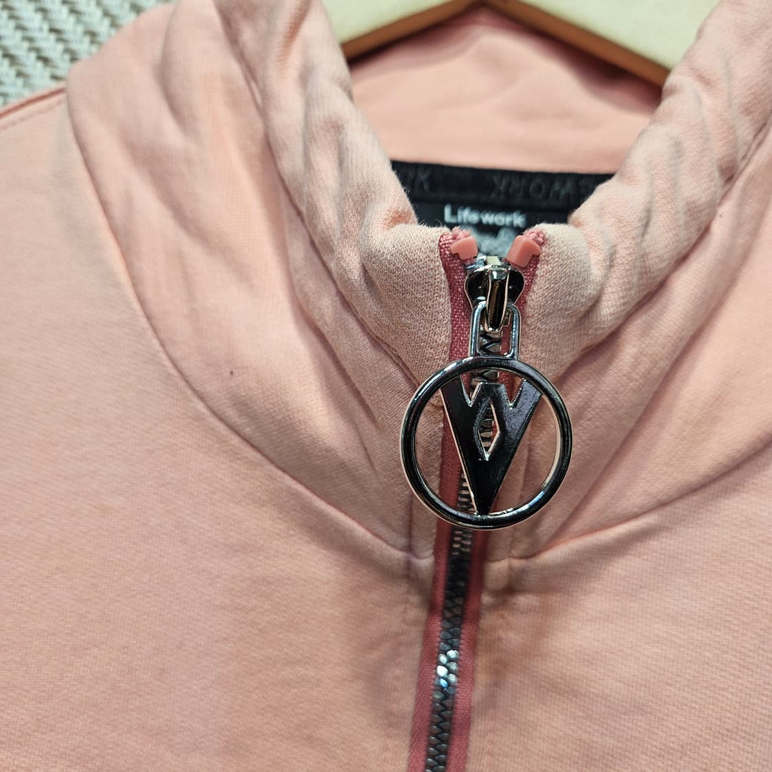 라이프워크 반집업 티셔츠 아노락 남녀공용  상품이미지4