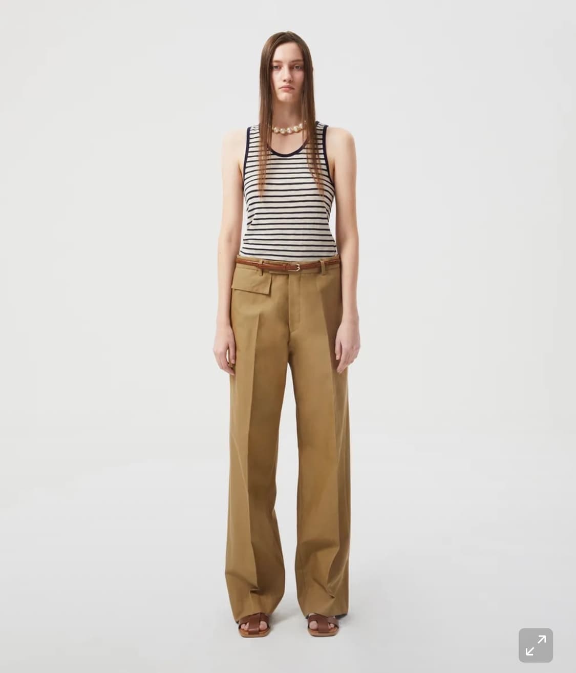 타일레 70s 와이드 레그 울 트라우저 상품이미지1