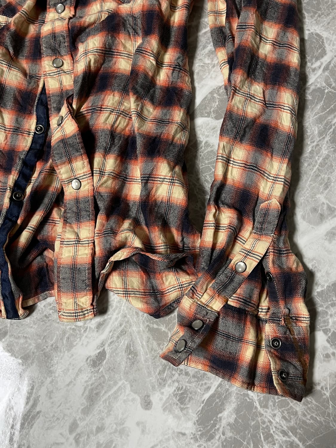 y2k punk check shirts 상품이미지3