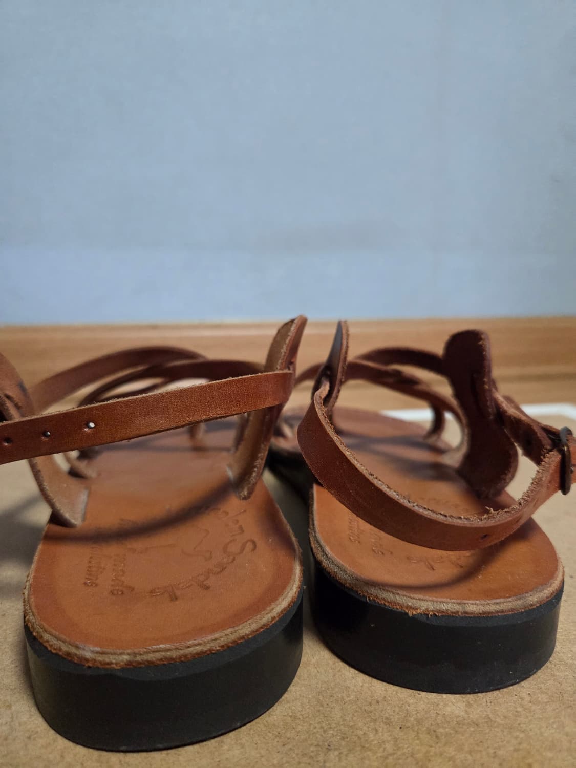 예루살렘 샌들 40(250) 카멜 색상 상품이미지9