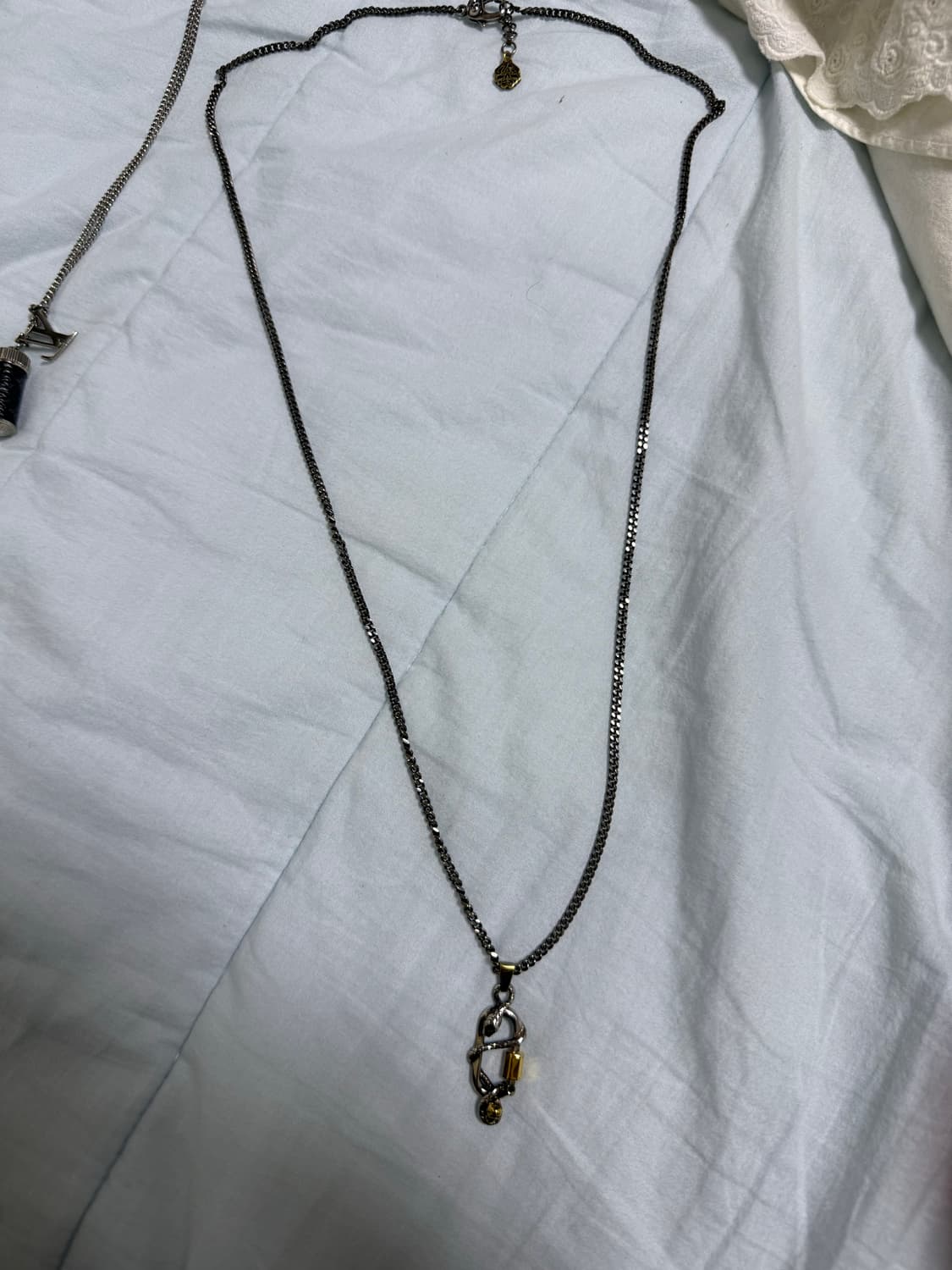 알렉산더맥퀸 스네이크 앤드 스컬 목걸이 상품이미지3