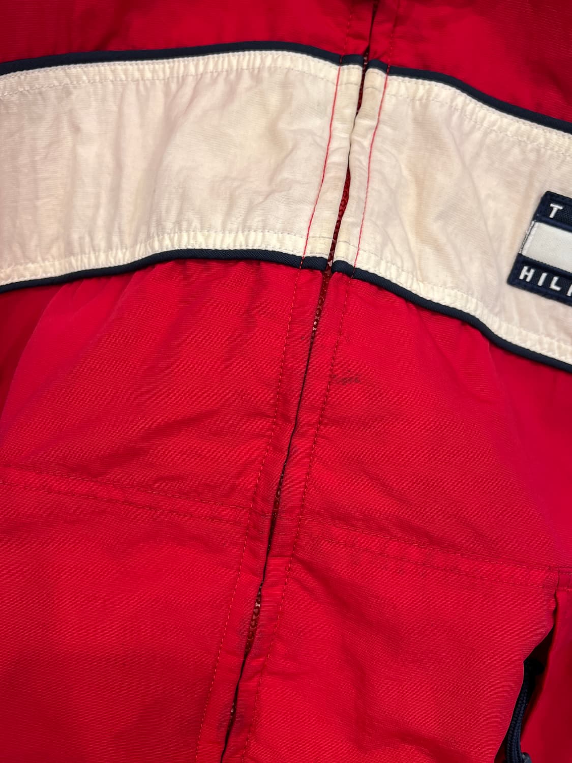 90s Tommy Hilfiger 타미힐피거 올드스쿨 나일론 집업 자켓 상품이미지6