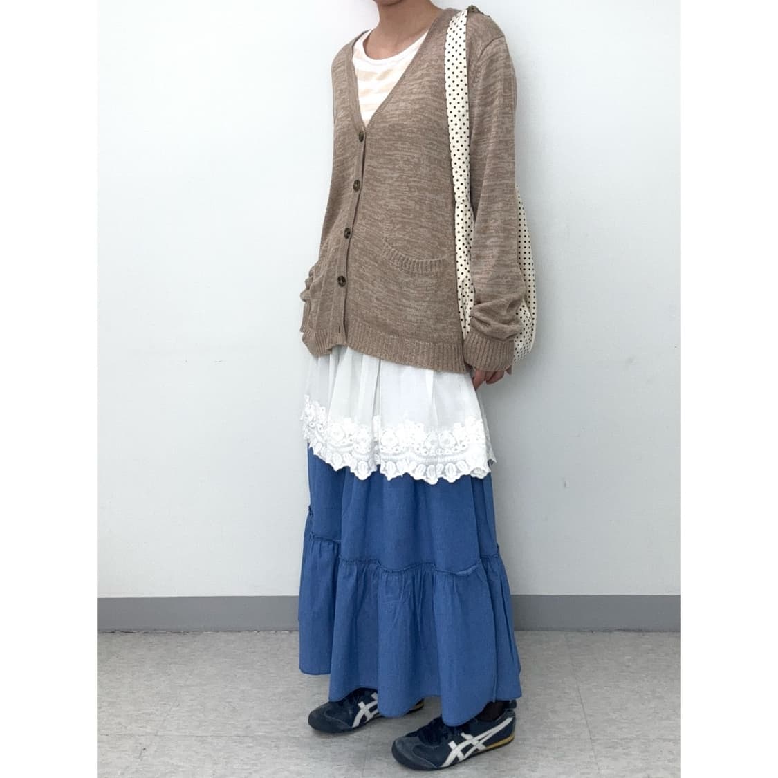 빈티지 브라운 가디건 상품이미지3