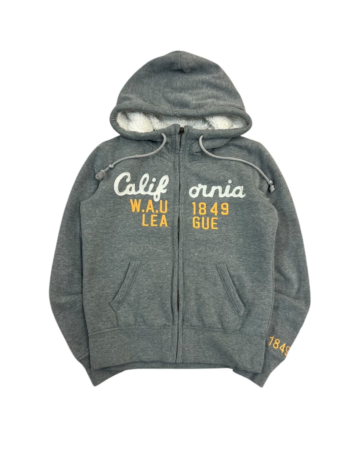 후아유 양털 후드집업 그레이 M #csz3946 상품이미지3