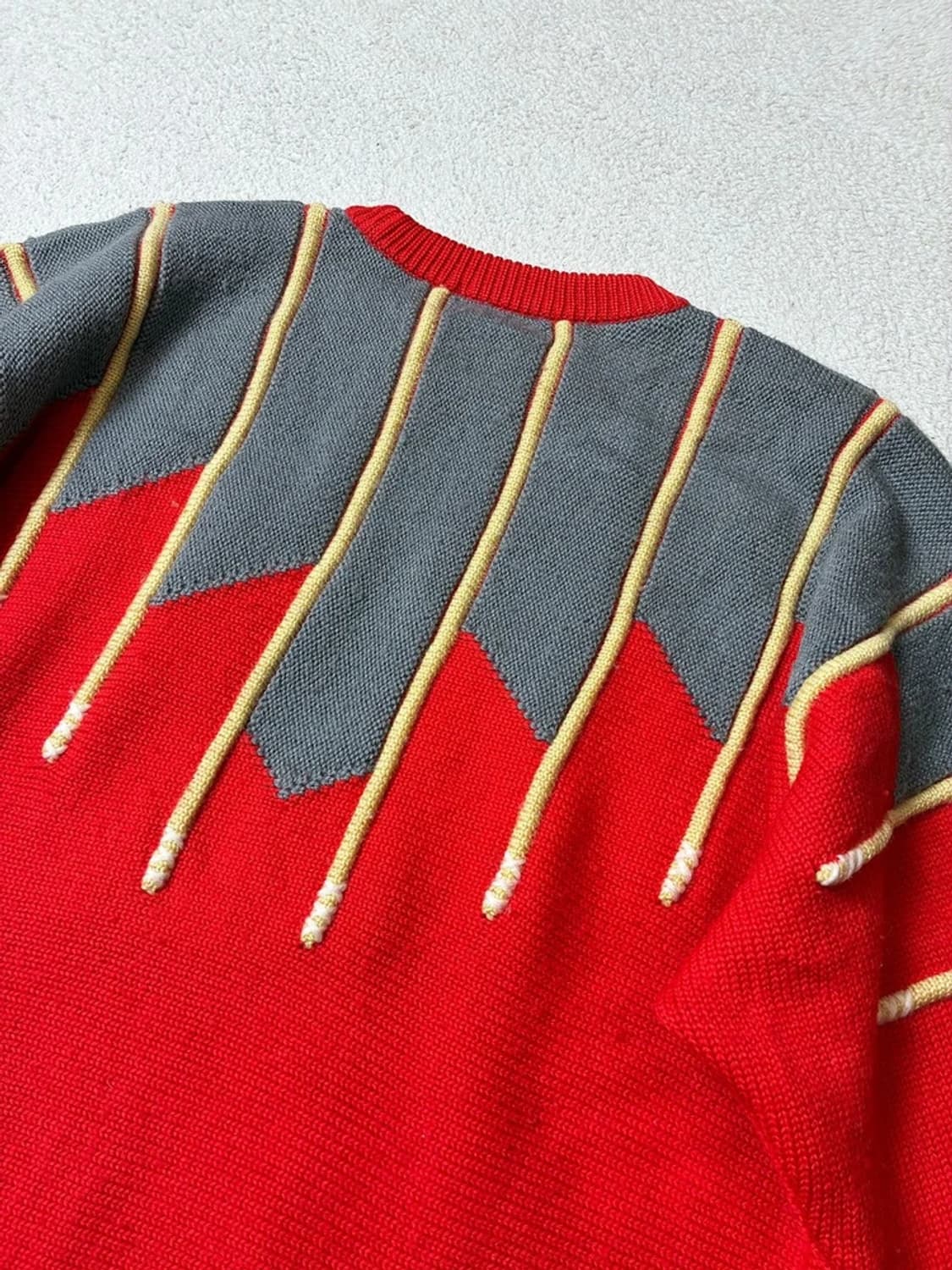 디마조 DIMAGGIO 00's 재팬 배색 니트 PN7901 상품이미지6