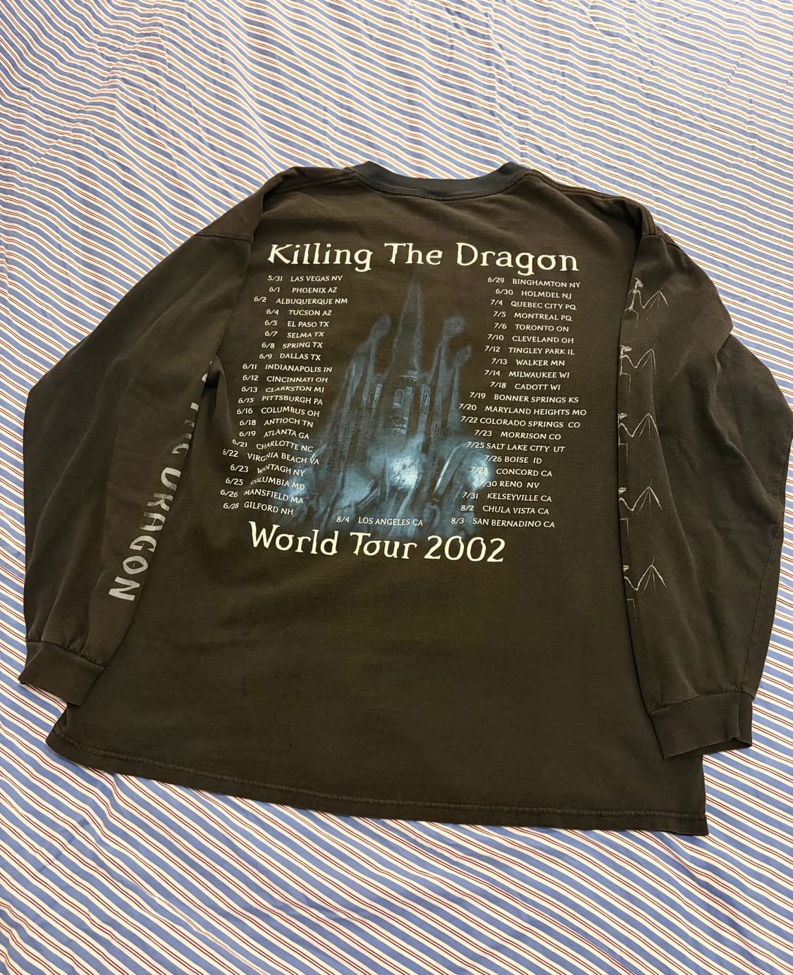 [XL] 빈티지 00’s Dio Killing the Dragon 투어티 상품이미지2