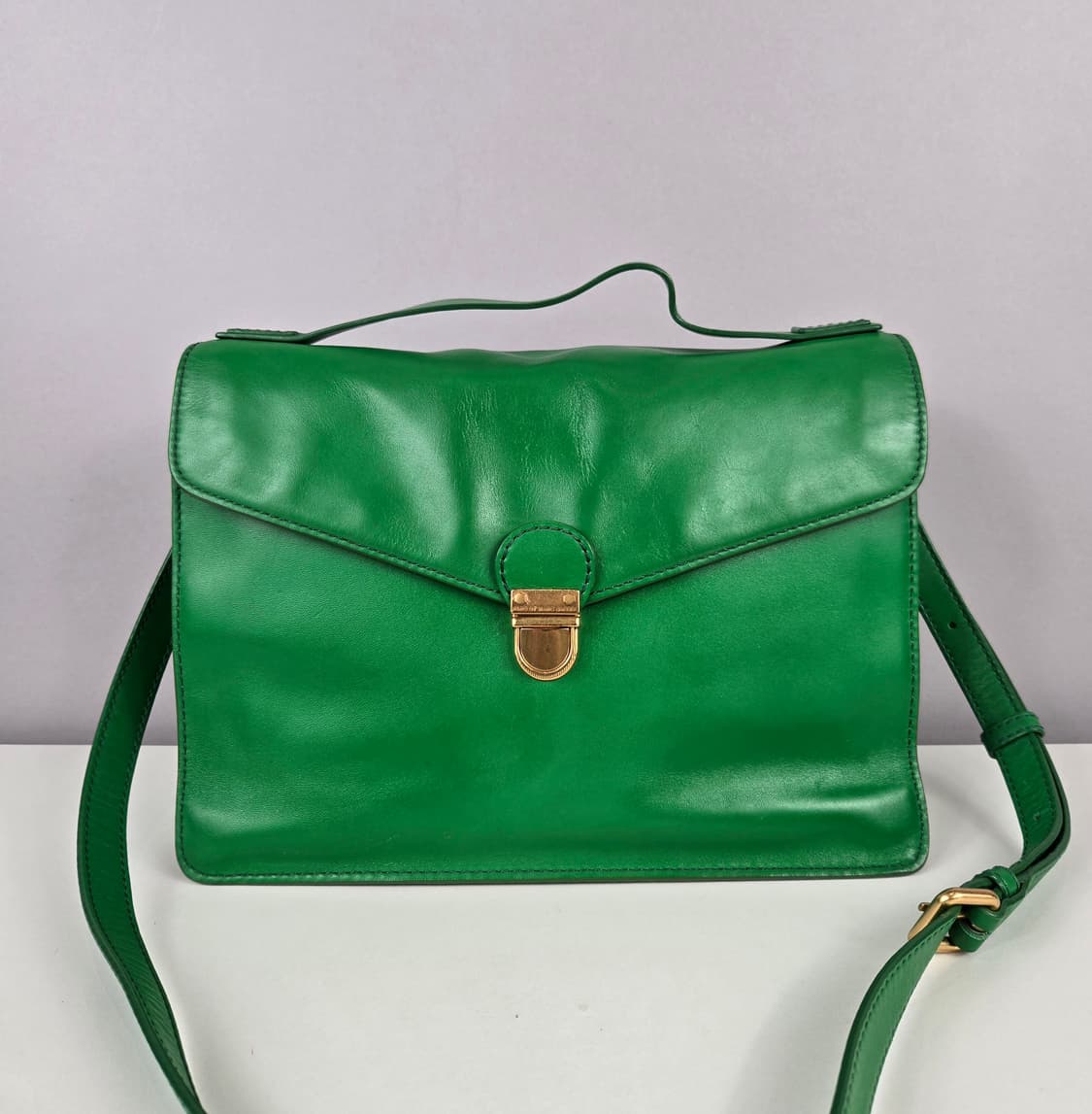 마크제이콥스 레더 사첼백 숄더백 가방 정품 그린 상품이미지1