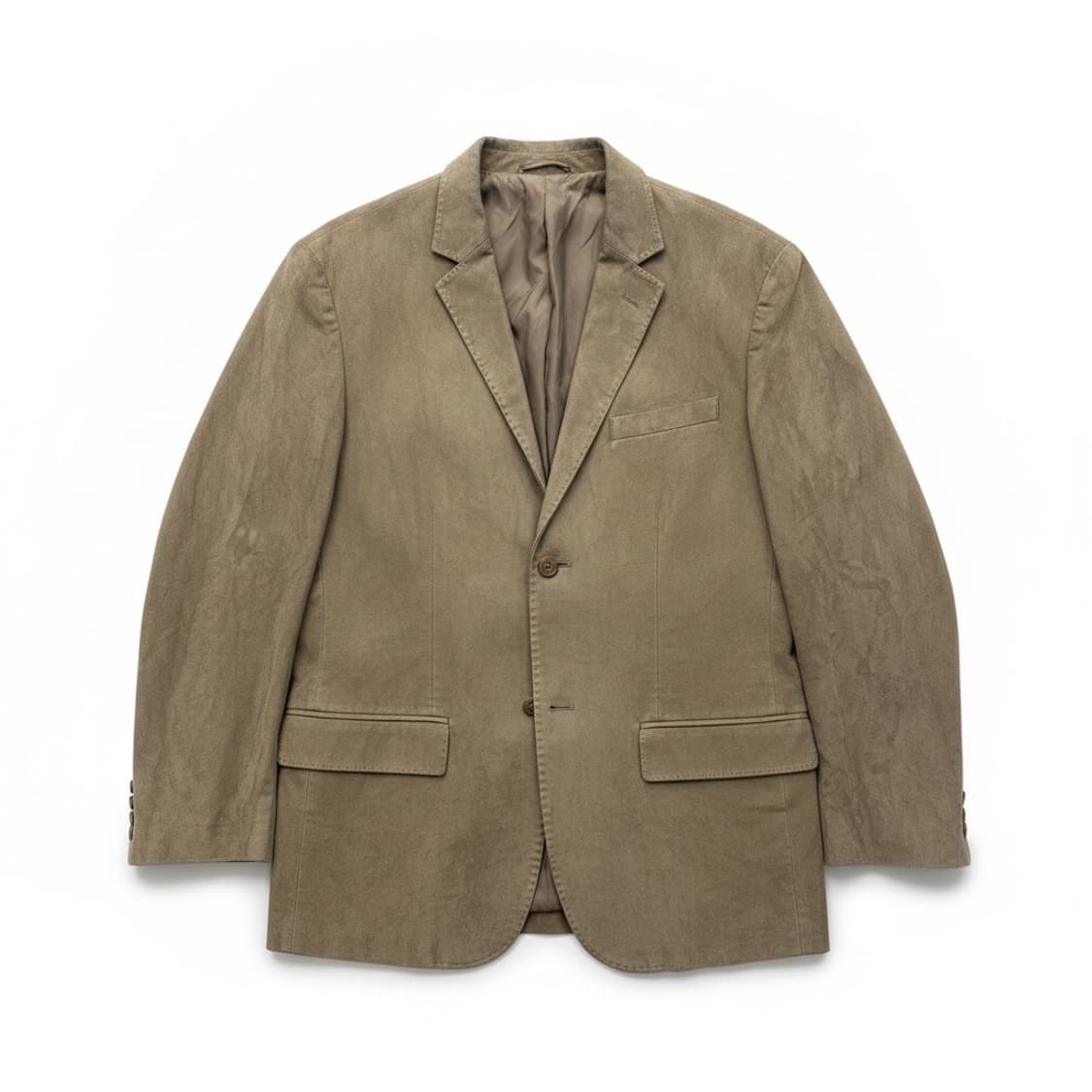 우영미 브라운 레더자켓 50사이즈 상품이미지1