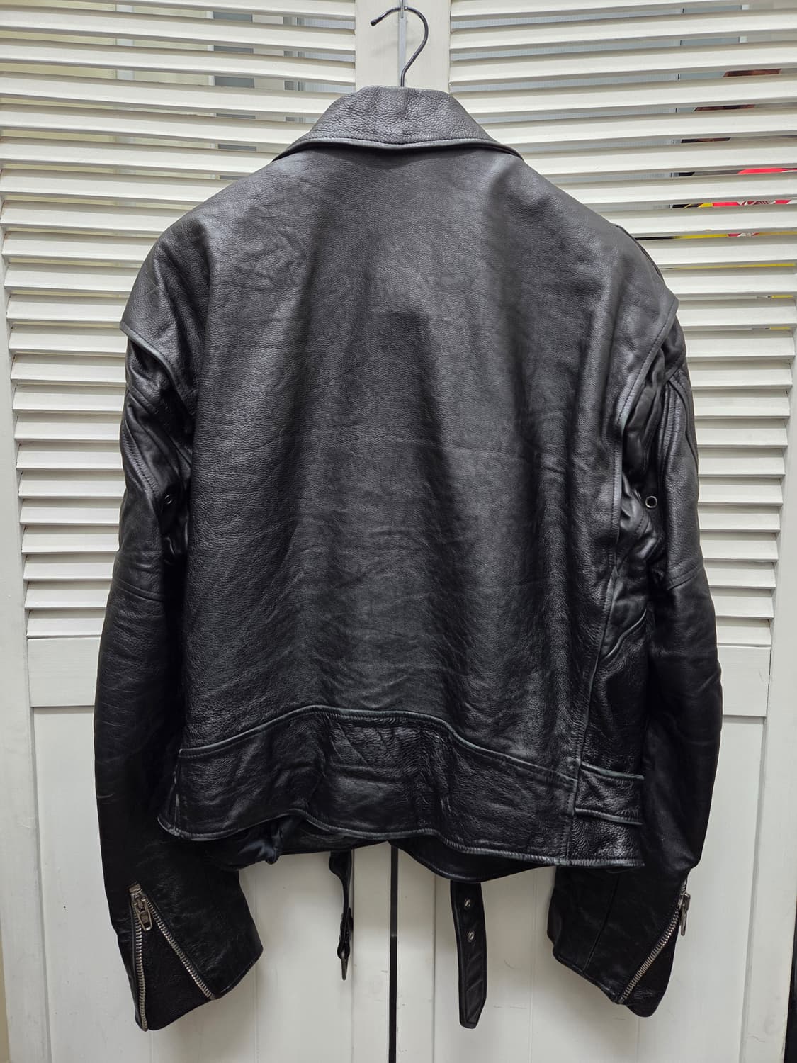 발렌시아가 더블 라이더 가죽 자켓 상품이미지6