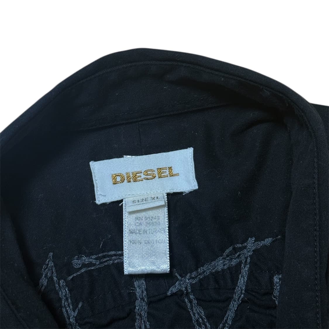 Diesel 디젤 슬림핏 스컬 셔츠 상품이미지4