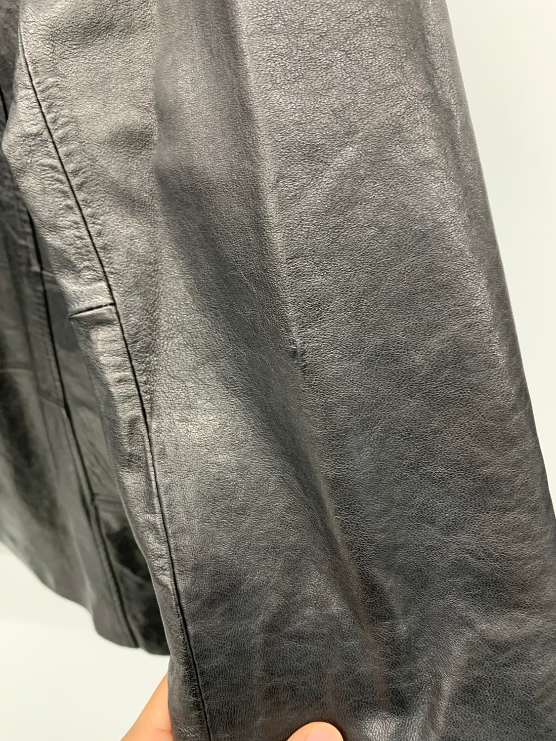 The studio K 램스킨 하프 지퍼 코트 상품이미지6