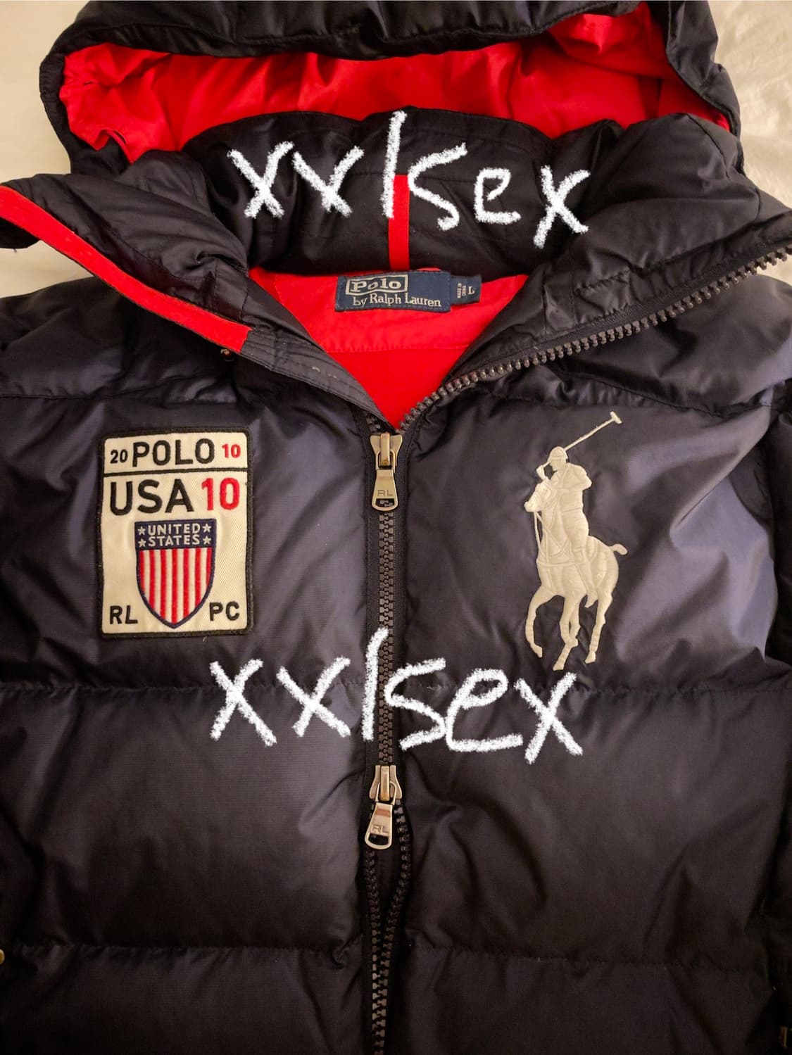 [판매예정]폴로 랄프로렌 빅포니 성조기 패딩 상품이미지3