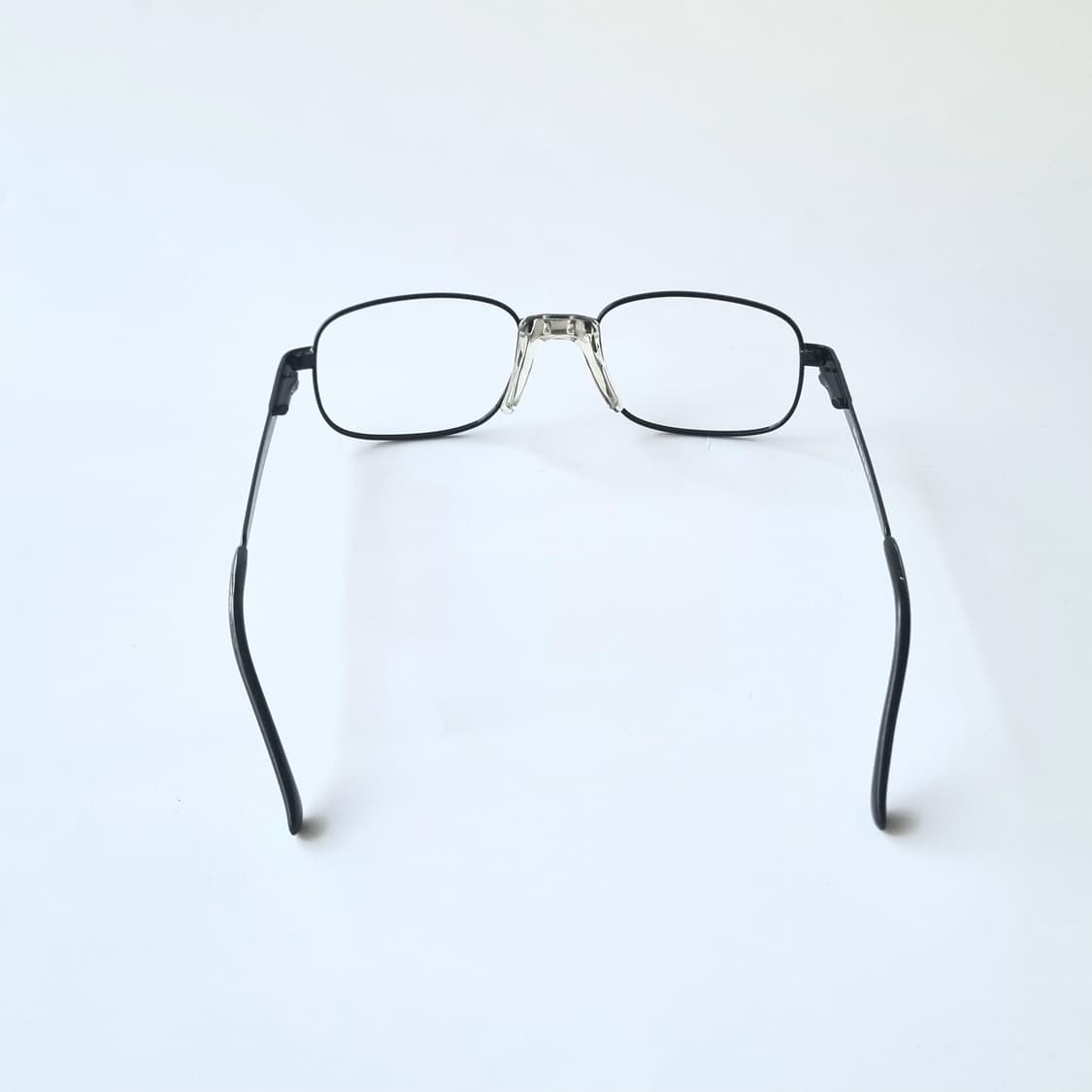 데드스탁 빈티지 무드 미니멀 블랙 스퀘어 안경테 741 상품이미지5