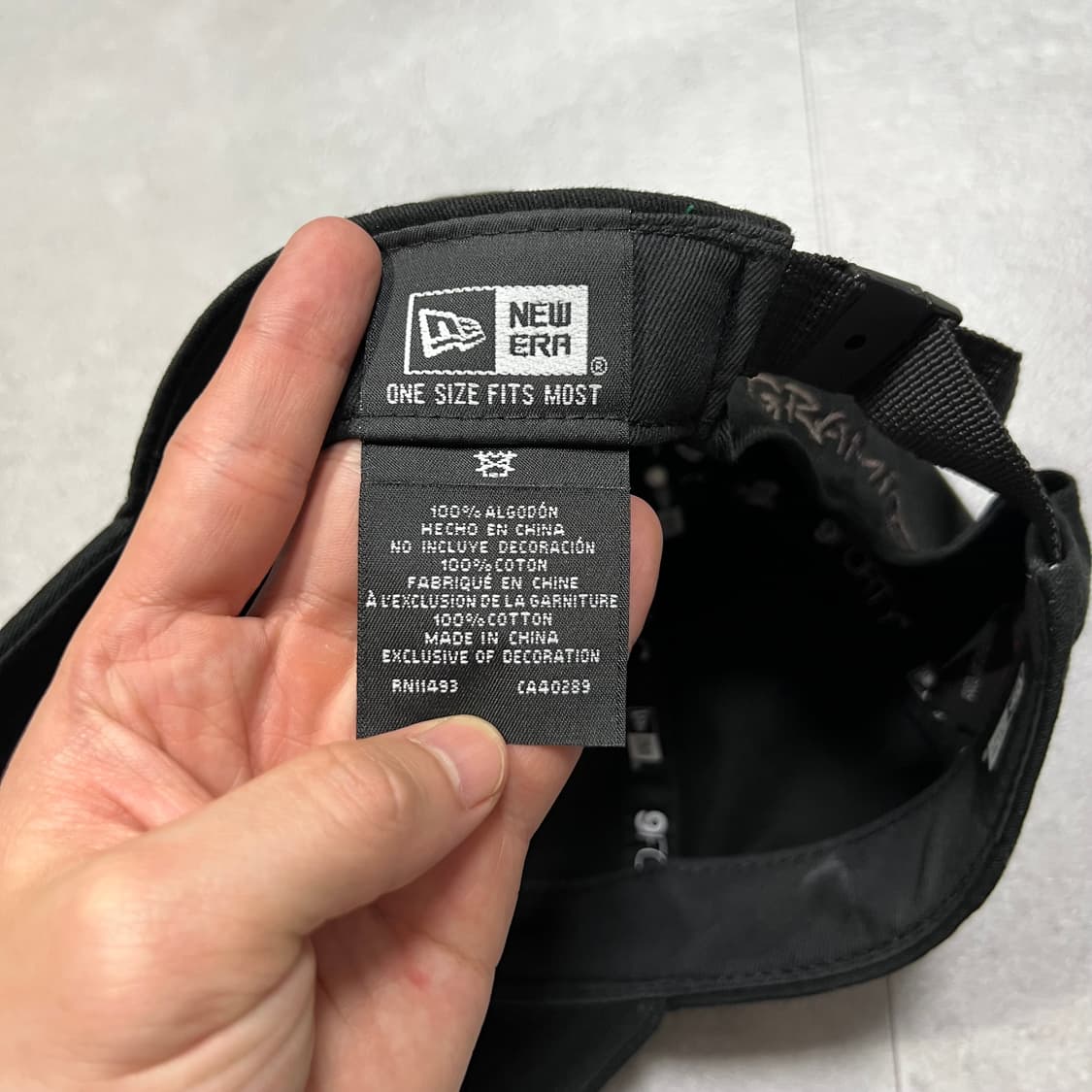 그라미치 뉴에라 볼캡 블랙 상품이미지3