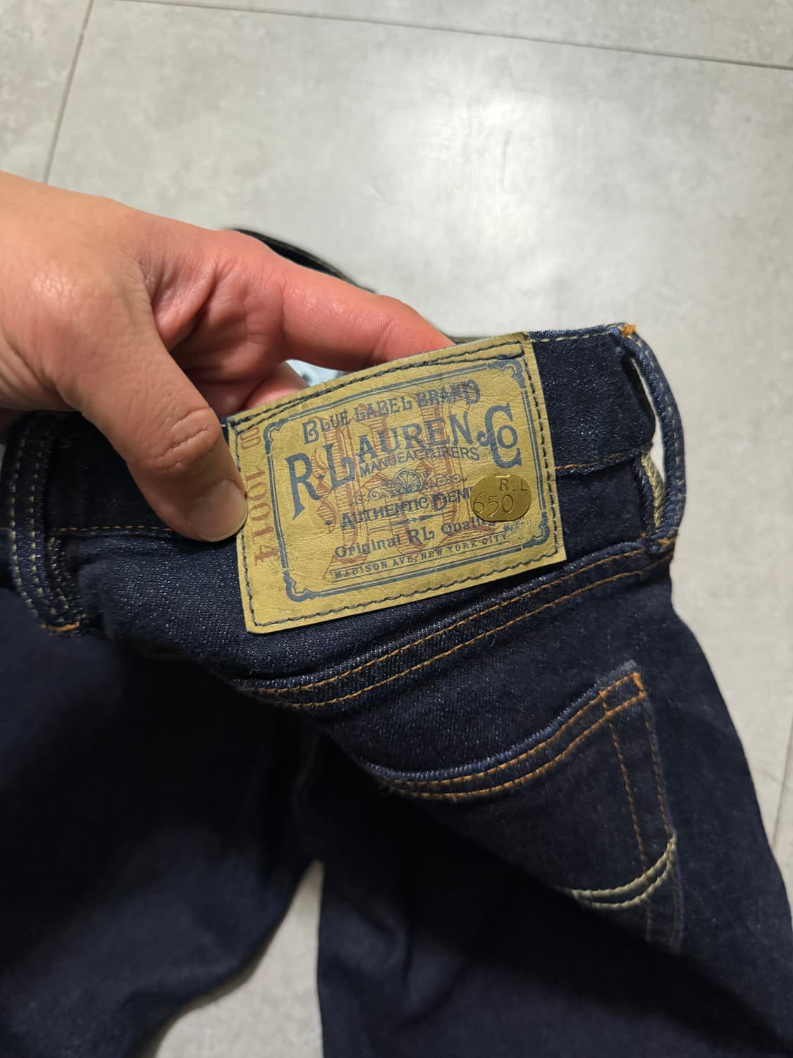 랄프로렌 폴로 Thompson 650 데님팬츠 29인치 상품이미지3