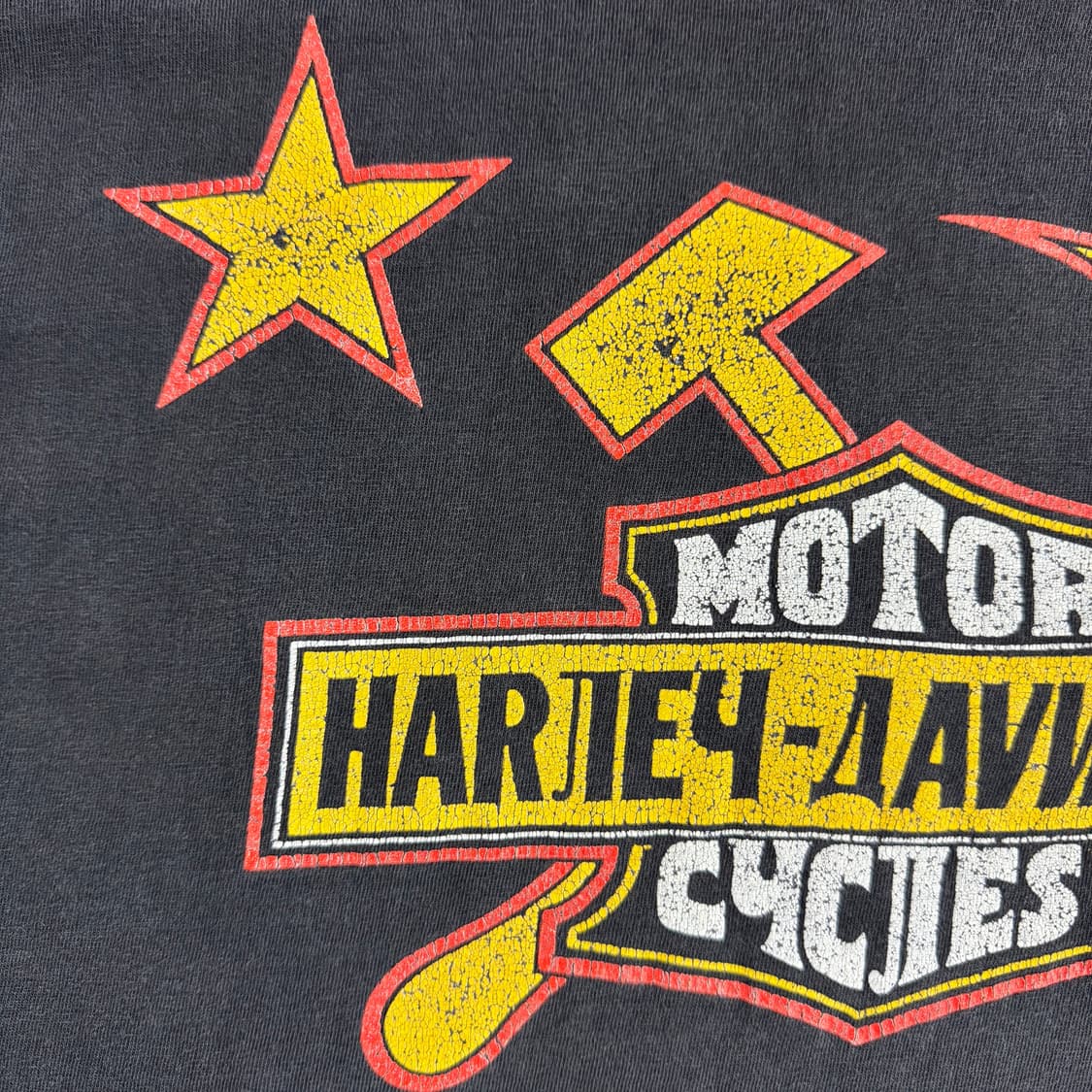 빈티지 90s Harley Davidson 할리데이비슨 러시아 티셔츠 상품이미지4