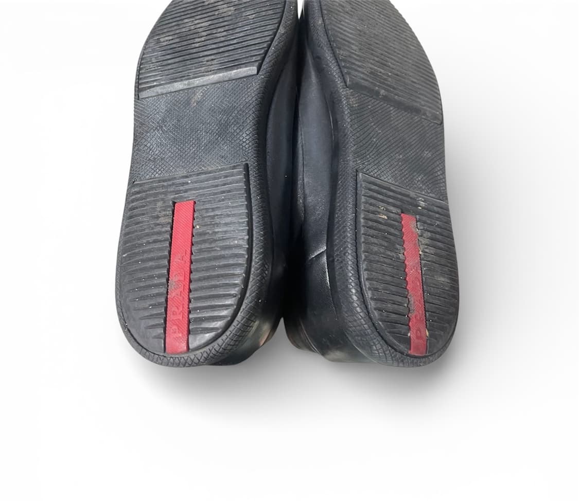 275~280) 프라다 스포츠 레더 미드탑 스니커즈 신발 상품이미지6