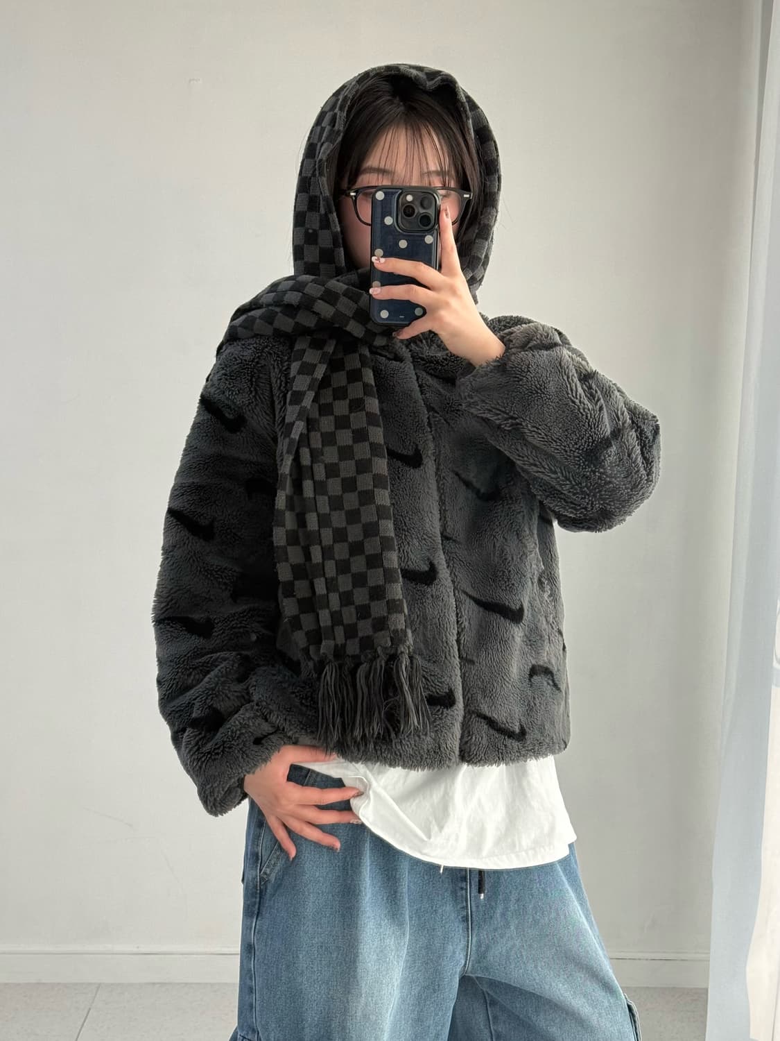 나이키 스우시 플리스 퍼 자켓 상품이미지1