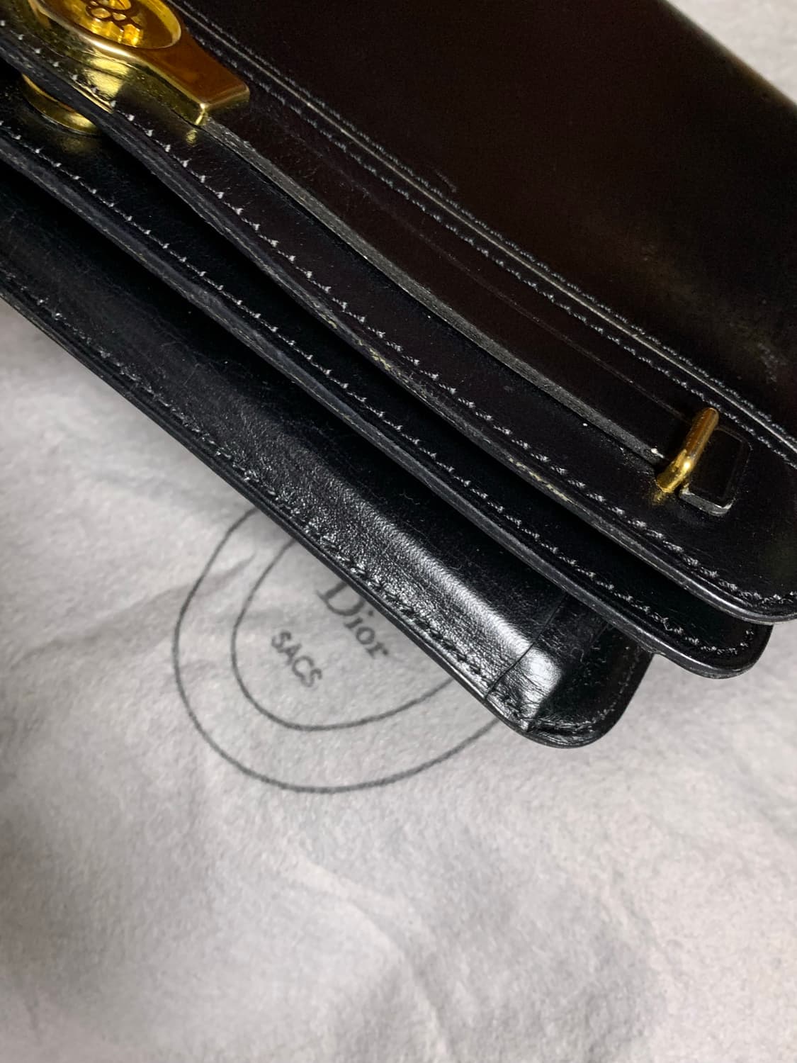 빈티지 디올백 디올 가방 리본빛 상품이미지10