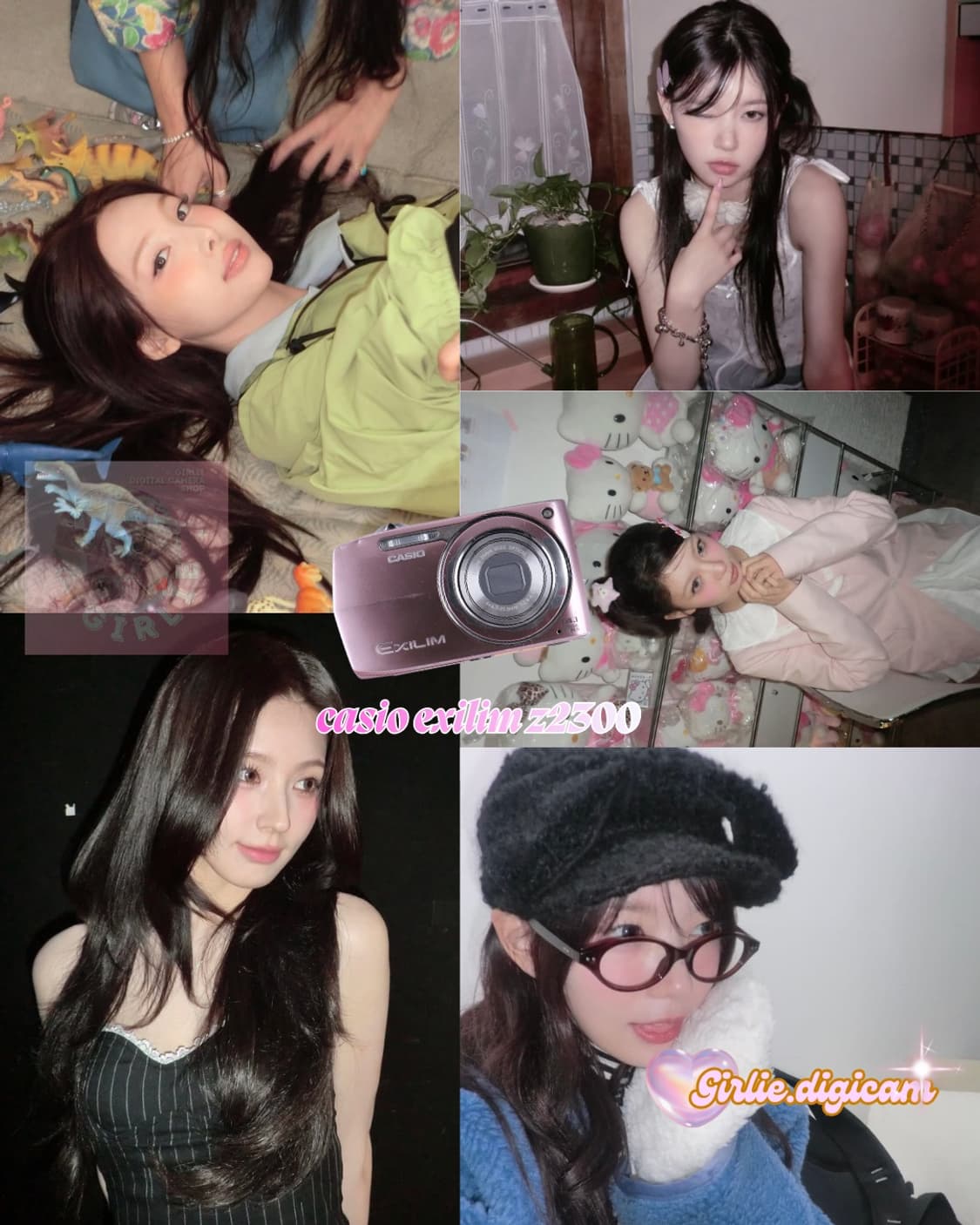 르세라핌+아일릿!) 카시오 엑슬림 EX-Z2300 베이핑크 상품이미지1