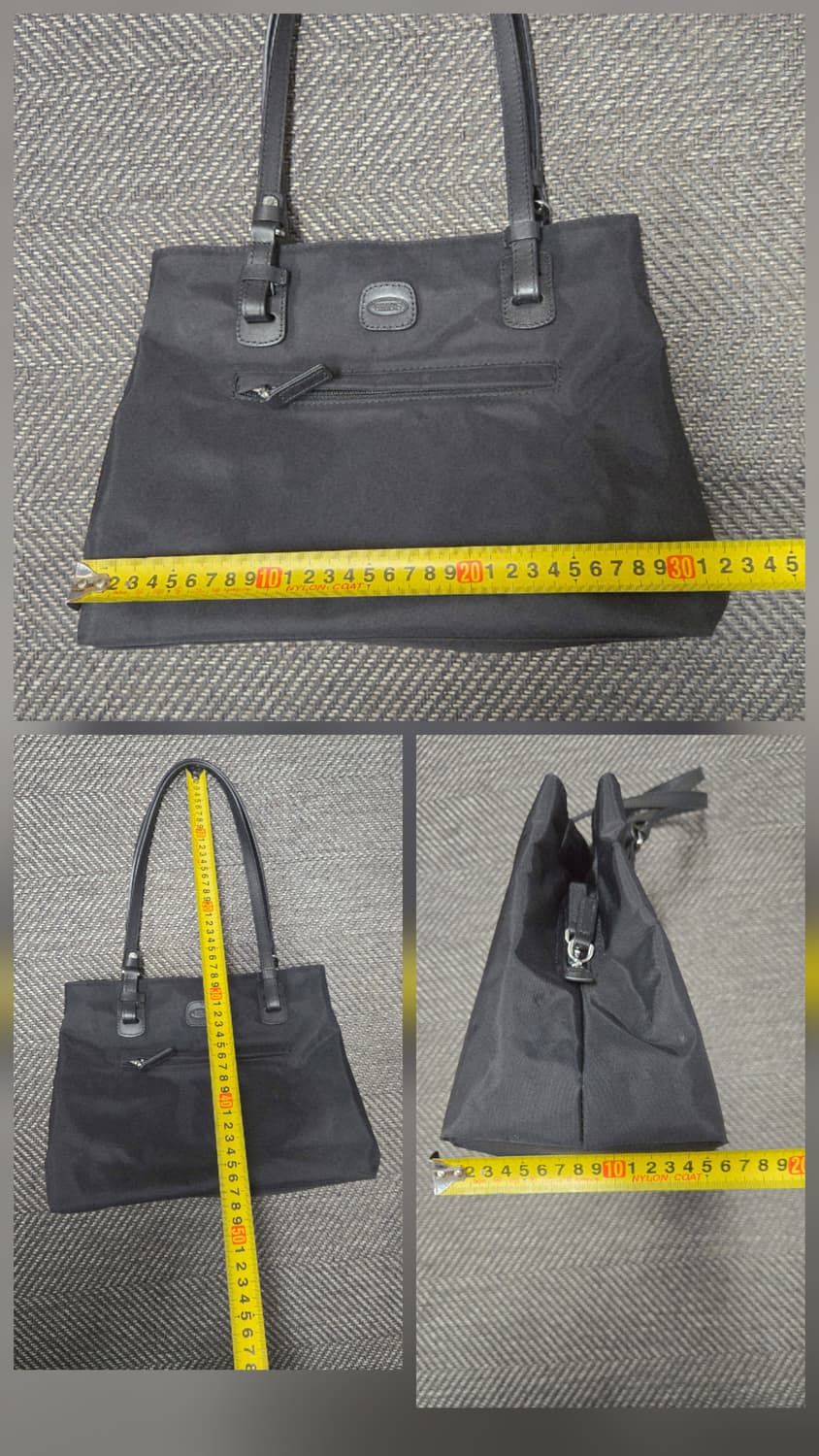 브릭스 X라인 블랙 쇼퍼백 미디움 상품이미지10