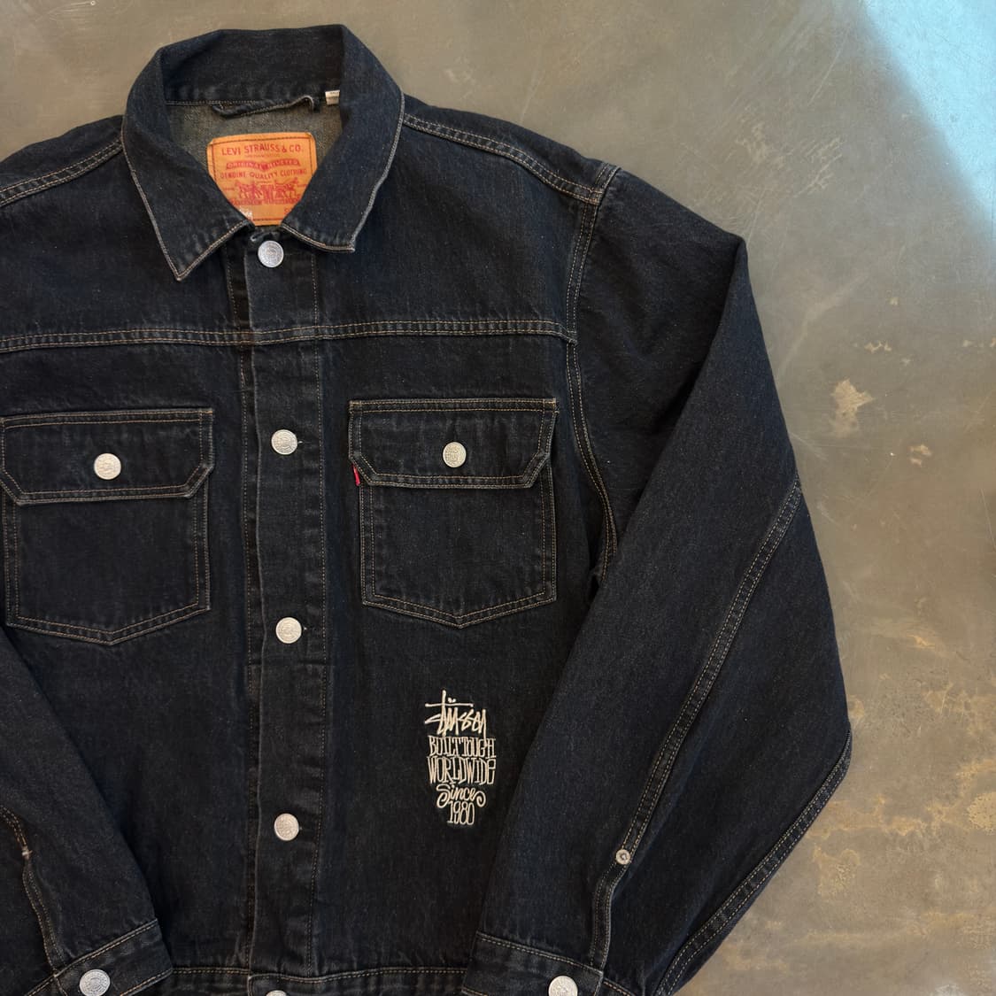 리바이스 X 스투시 데님 트러커 자켓 상품이미지2