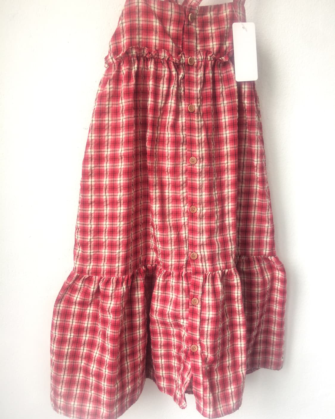 Check pattern sleeveless onepiece 상품이미지6
