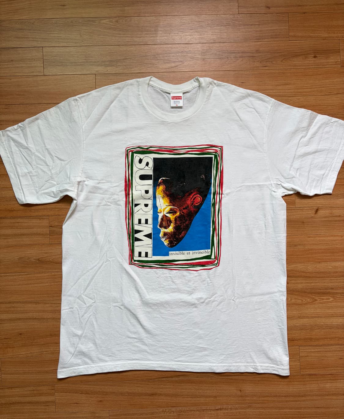 [XL] 슈프림 마스크 티셔츠 화이트 상품이미지1