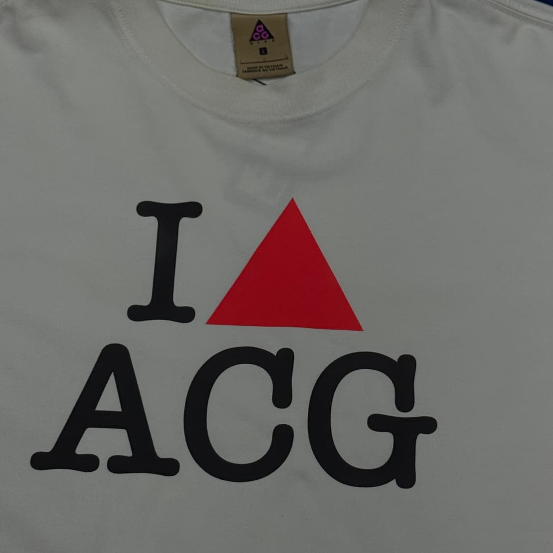 나이키 ACG 로고 프린트 화이트 반팔티 상품이미지2