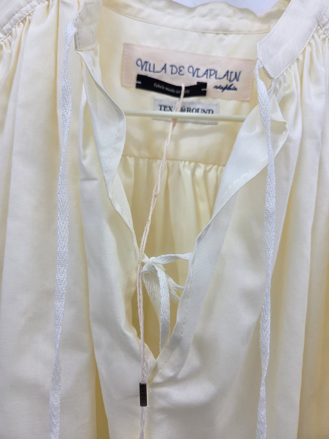 S 23FW [새상품]비아플레인 아이보리 블라우스 상품이미지7