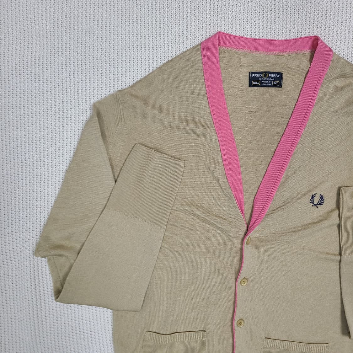 Fred Perry 램스울 가디건 상품이미지5