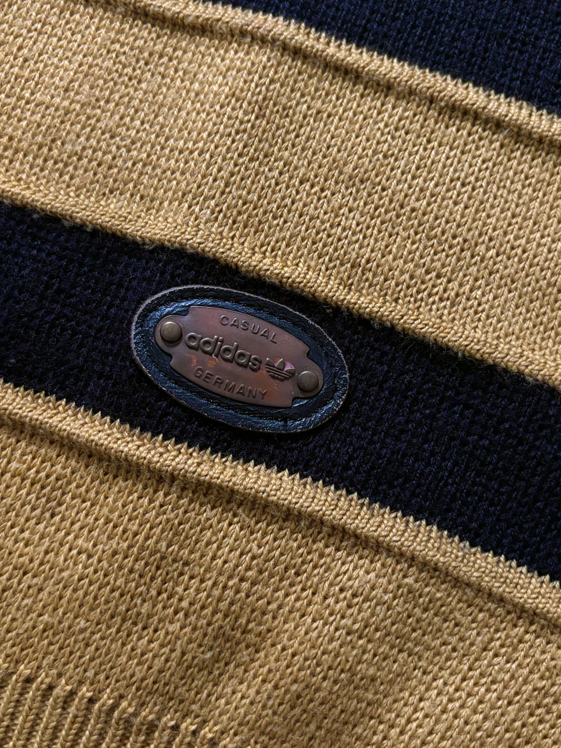 Adidas 아디다스 레더 스트라이프 울 니트 상품이미지5