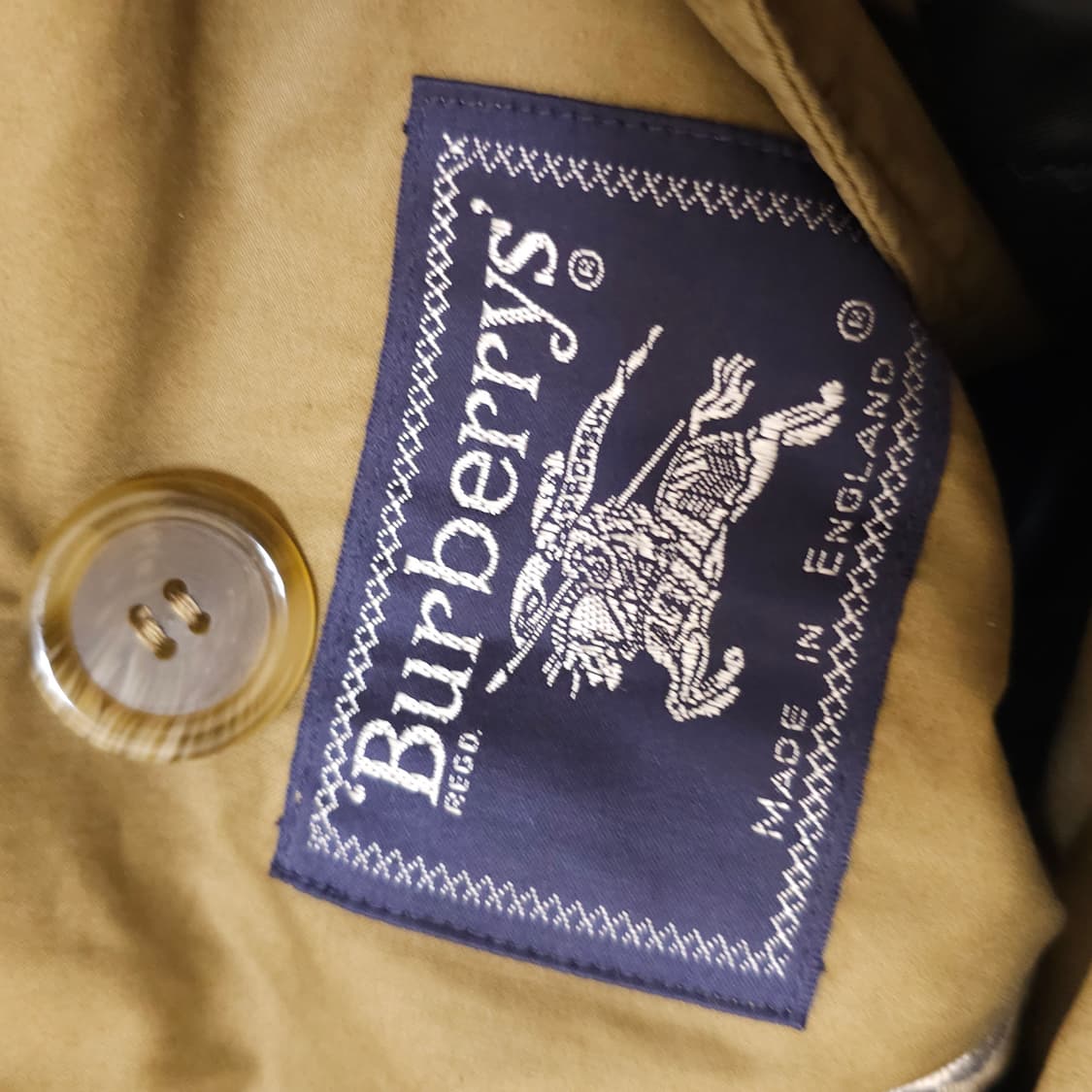 버버리 90's 누빔 트렌치 자켓 상품이미지6