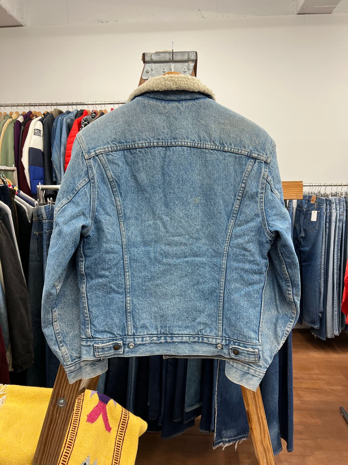 (95)70s 리바이스 오렌지탭 데님 쉐르파 자켓 상품이미지3