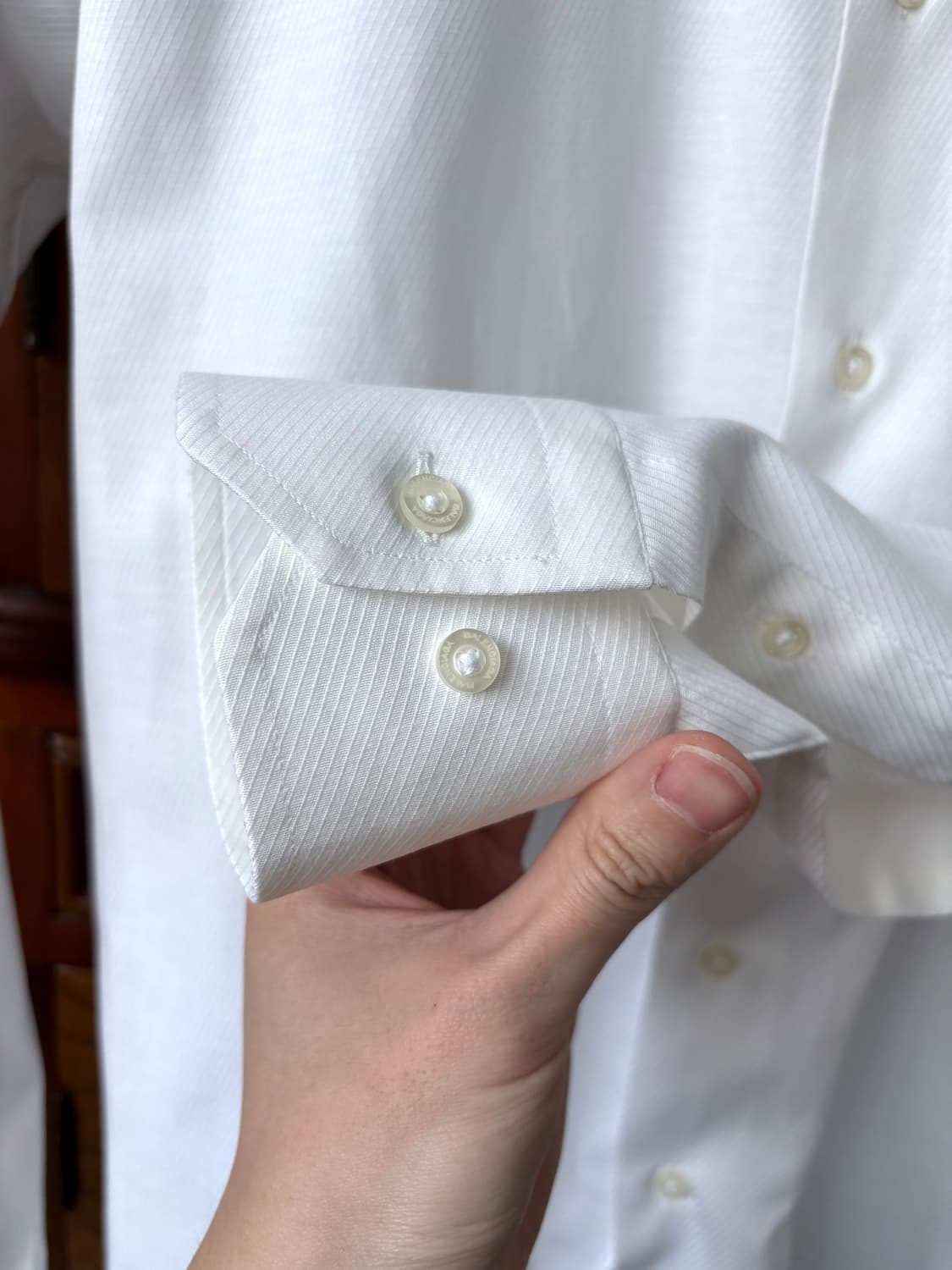 발렌시아가 텍스처 코튼 드레스 셔츠 상품이미지6