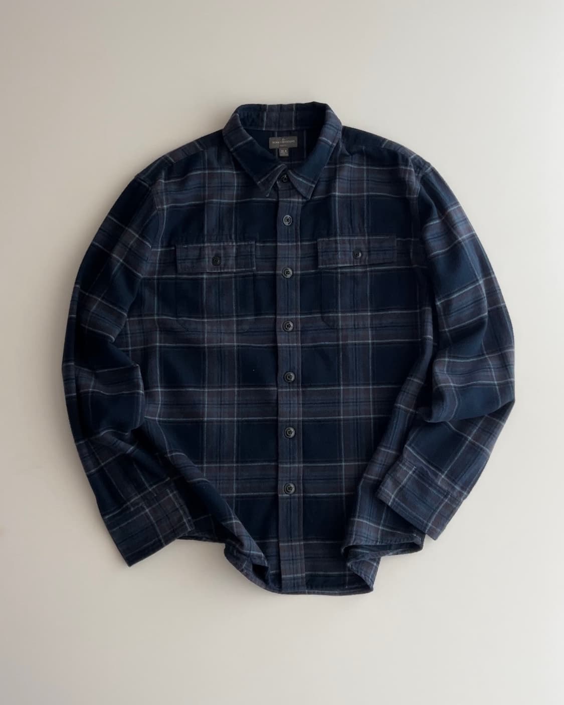 엘엘빈 투포켓 체크 플란넬 셔츠 XL 상품이미지1