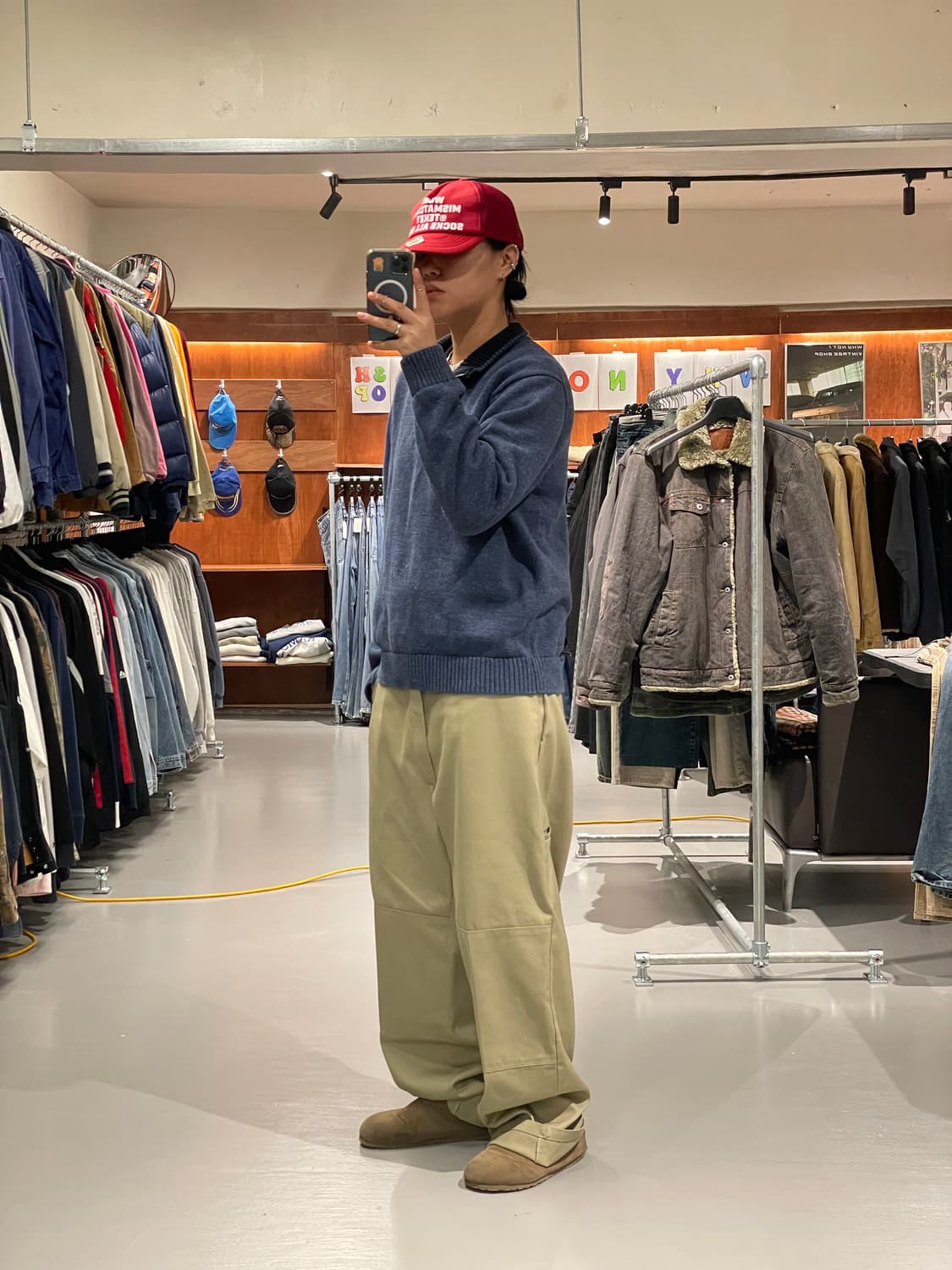 LL bean 반집업 니트 상품이미지5